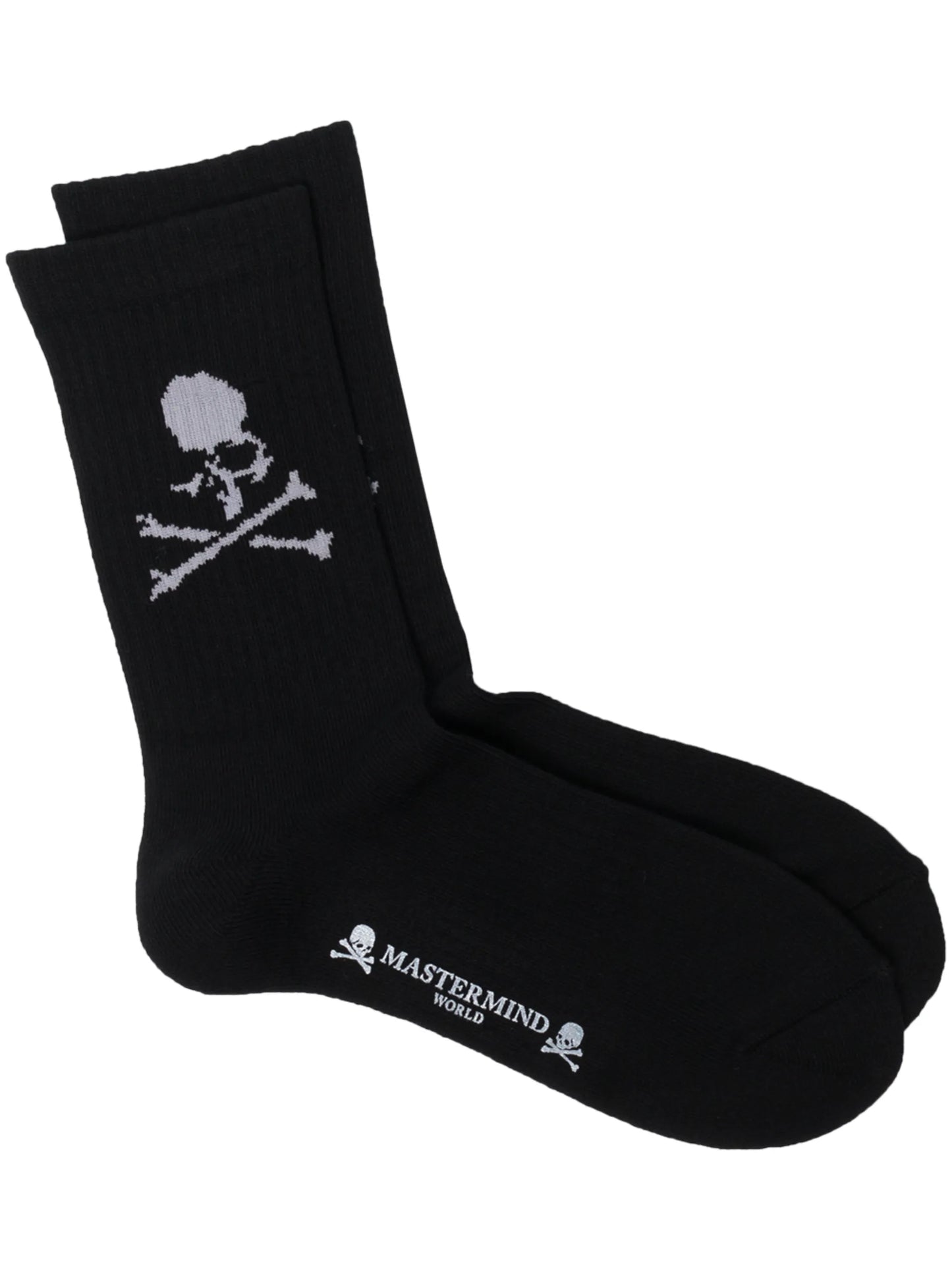 skull motif ankle socks