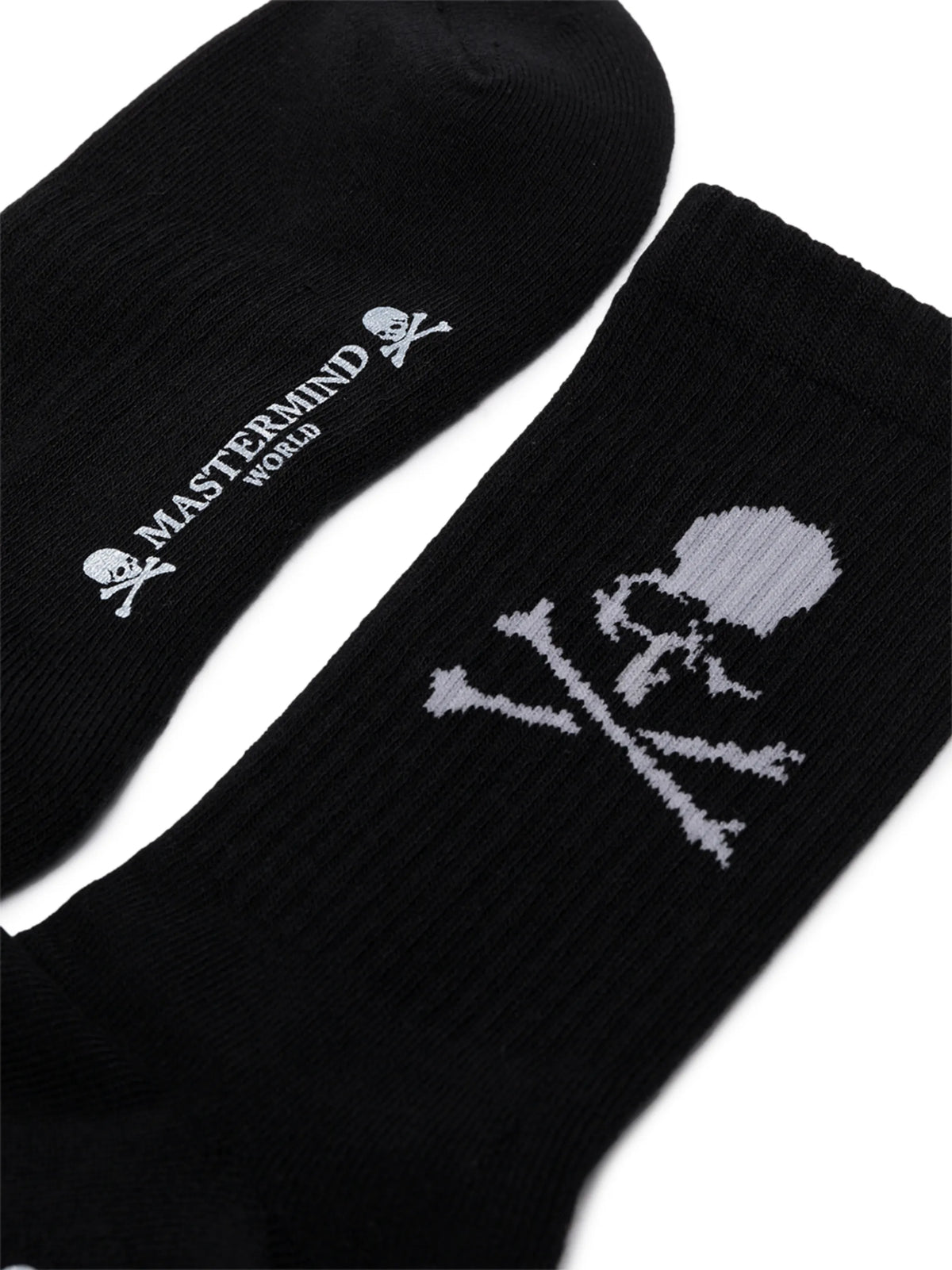 skull motif ankle socks