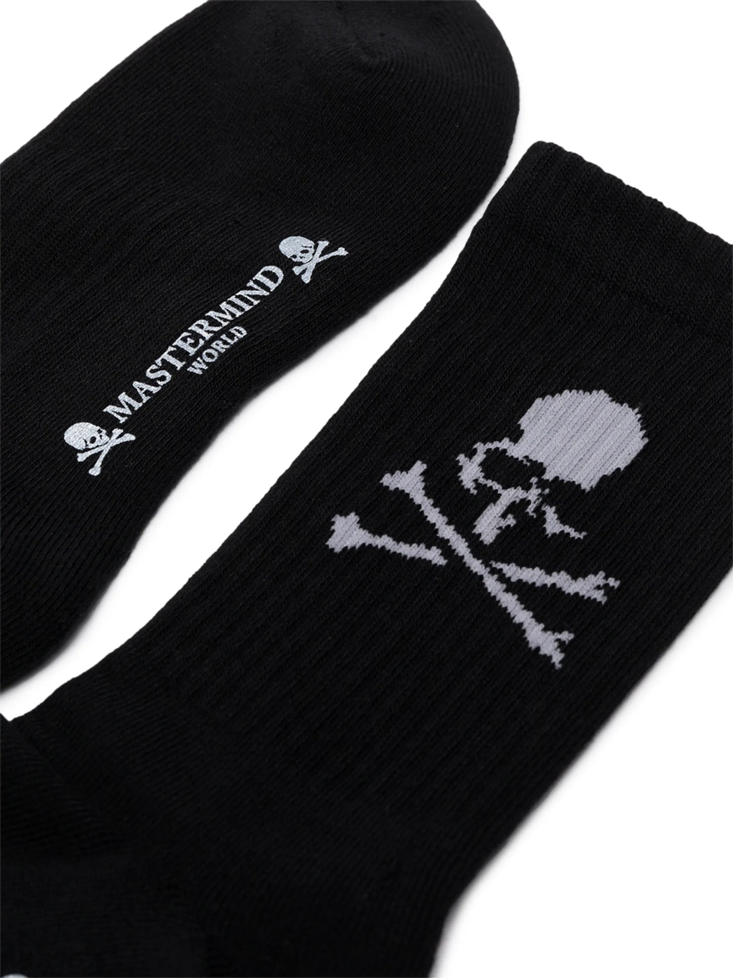 skull motif ankle socks