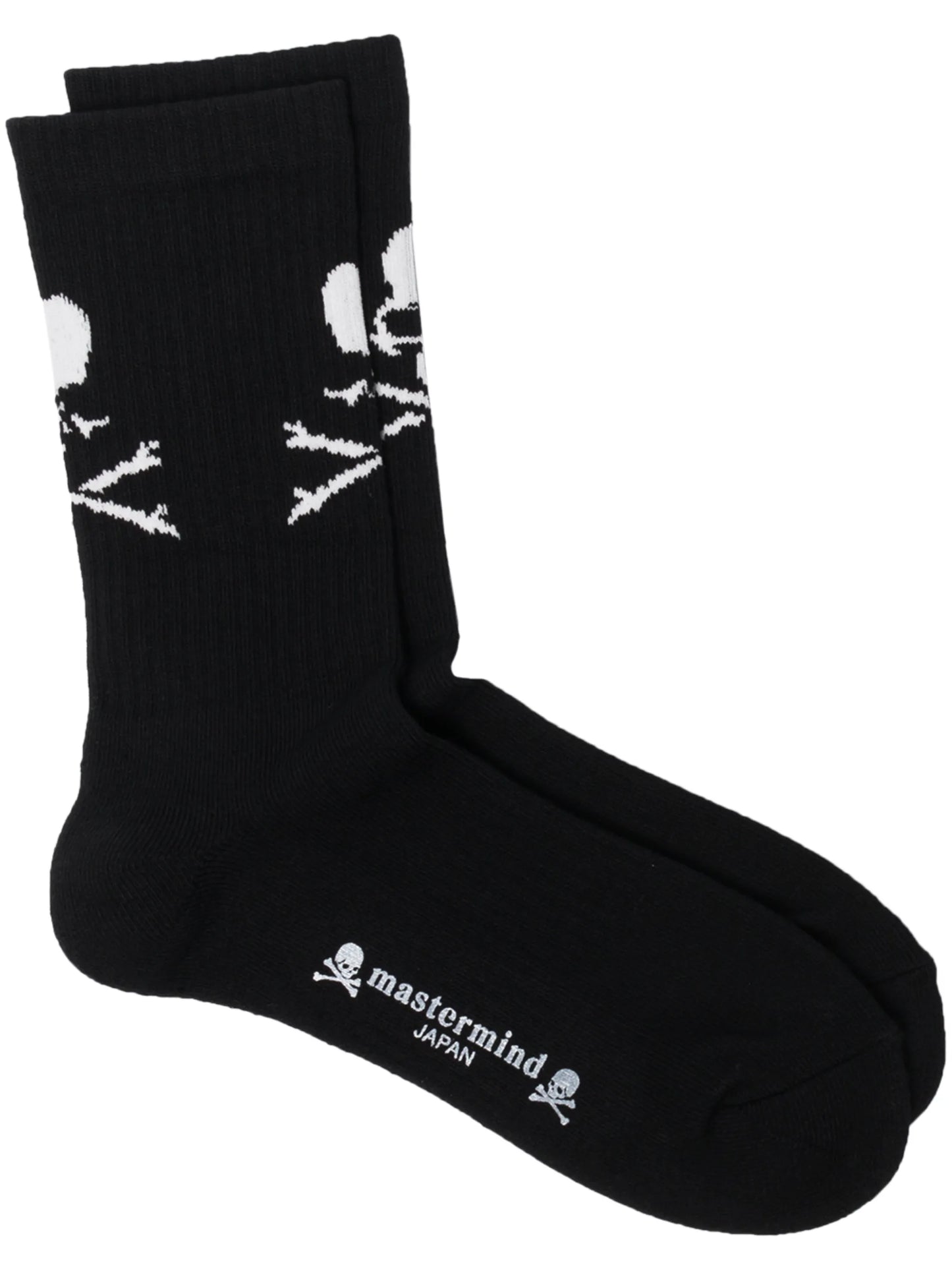 skull motif ankle socks