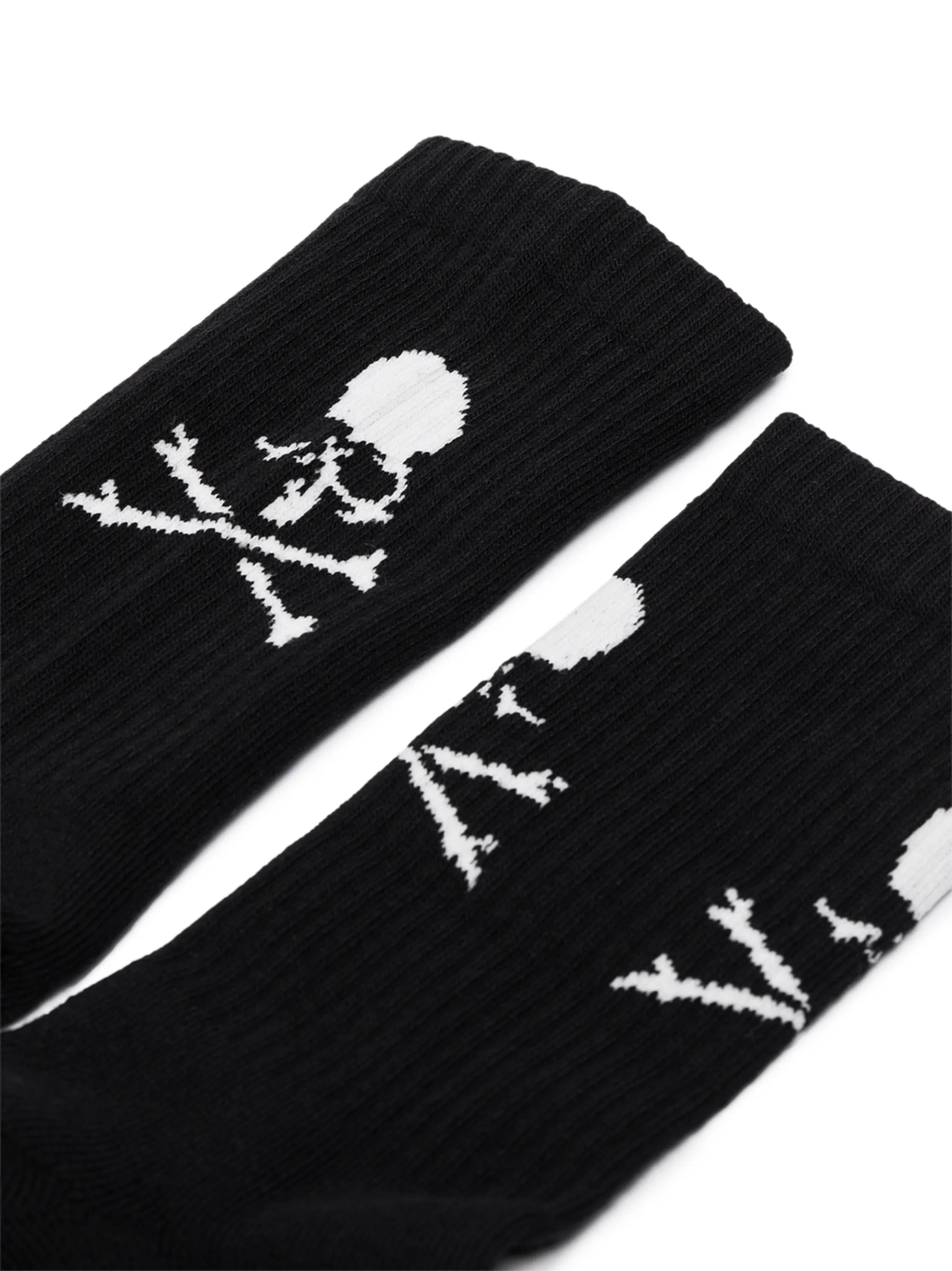 skull motif ankle socks