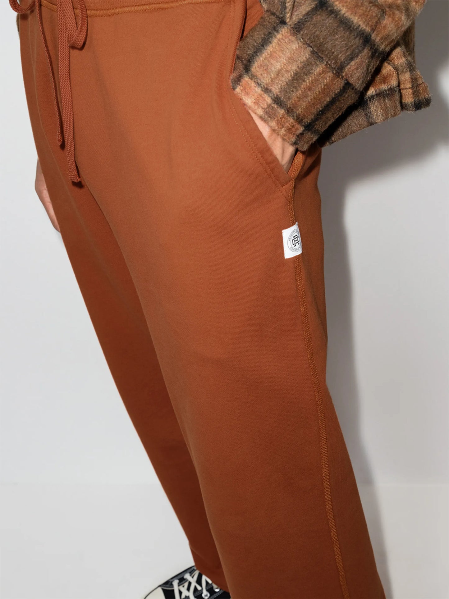 midweight terry track pants