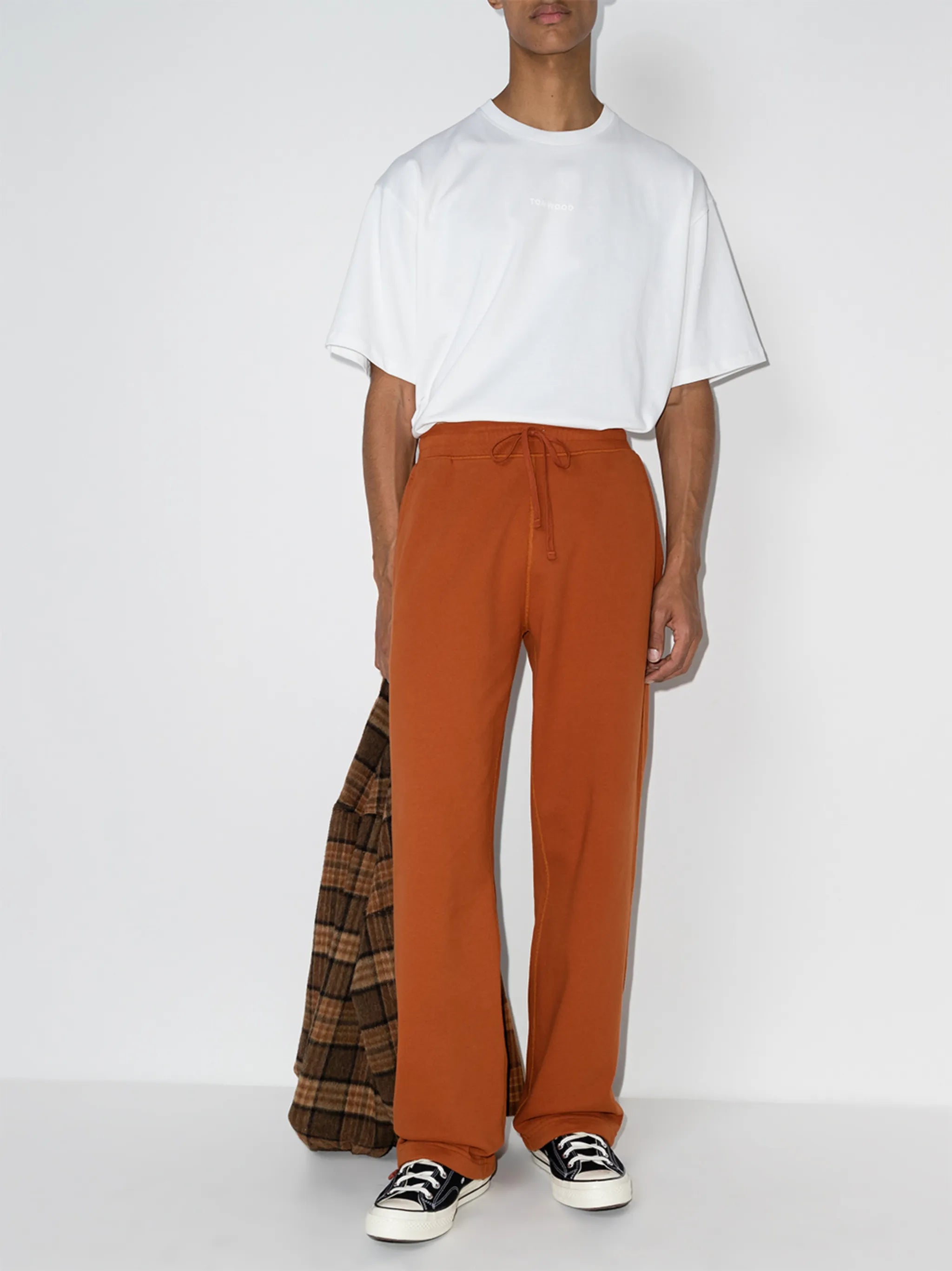 midweight terry track pants