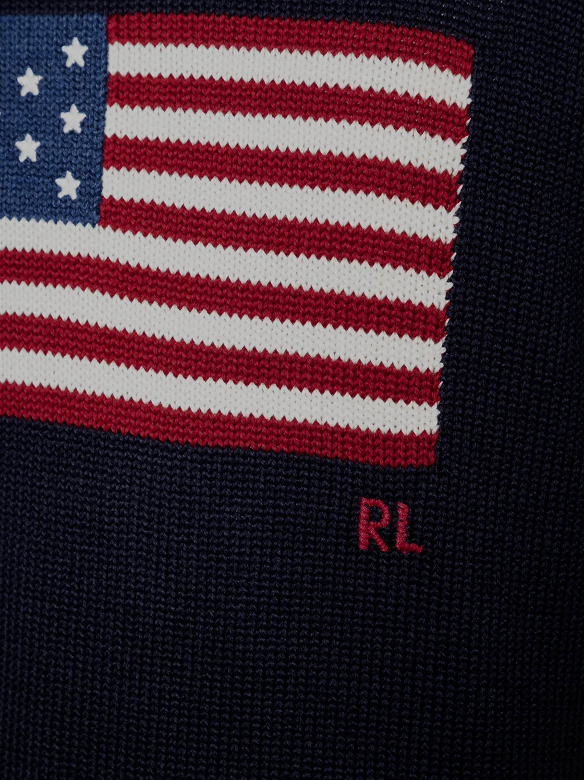 American Flag cotton jumper