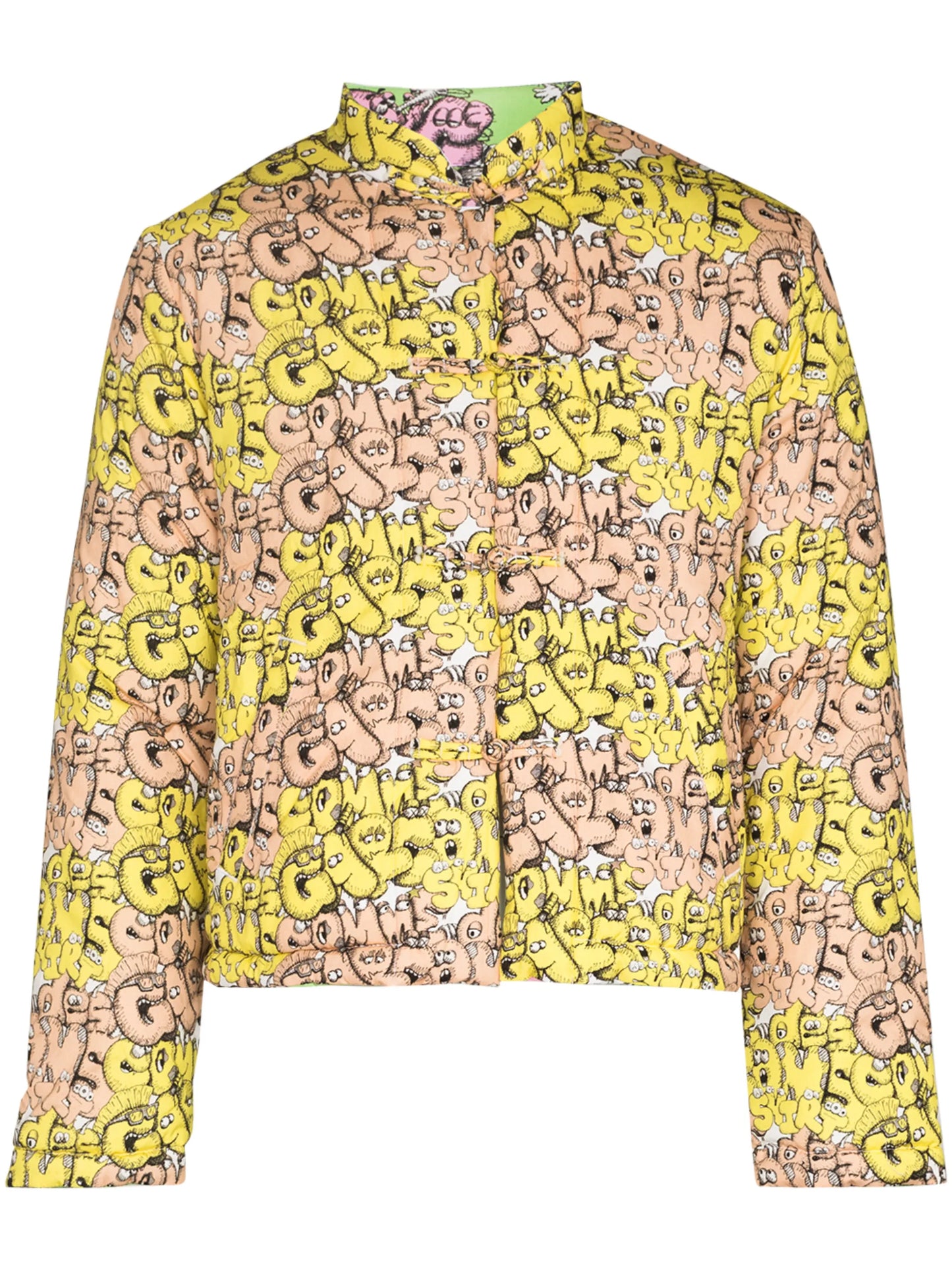 x KAWS all-over logo jacket