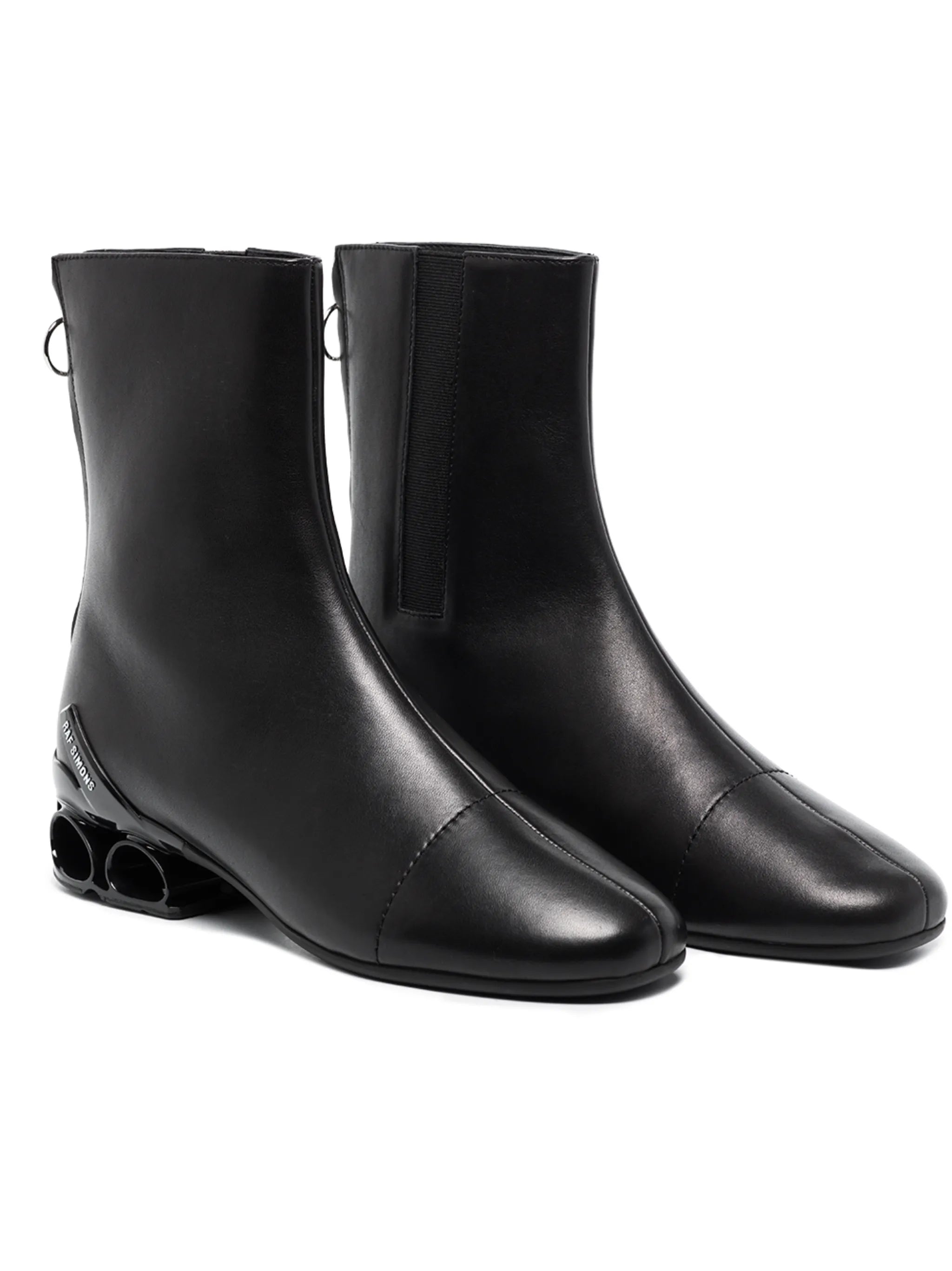 Cycloid-4 leather ankle boots