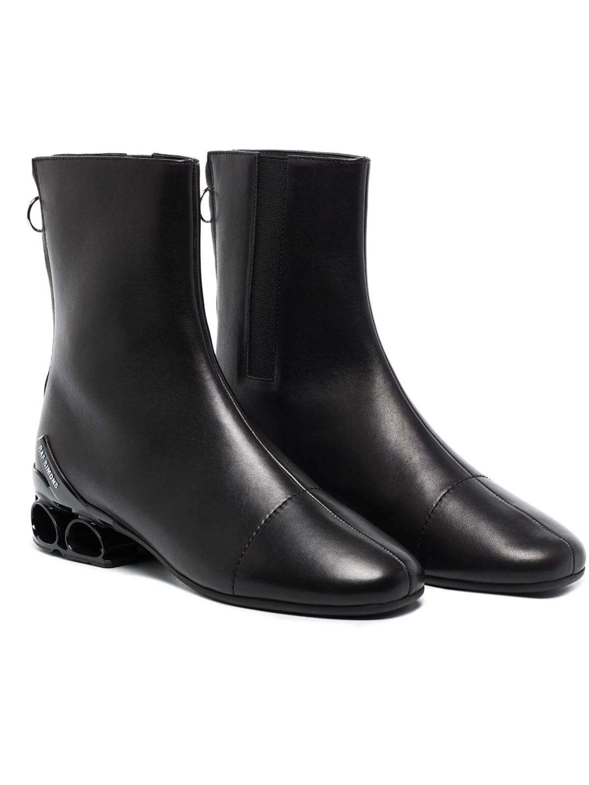 Cycloid-4 leather ankle boots