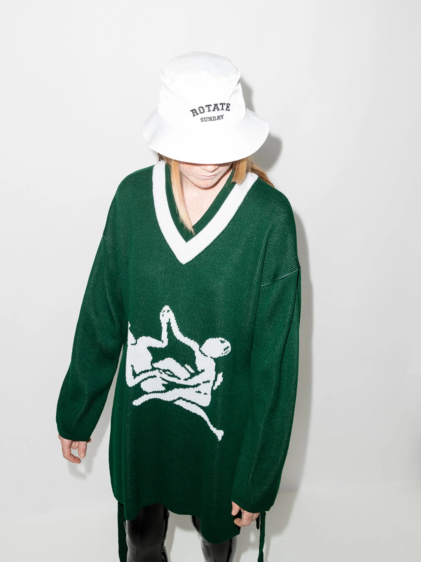Bianca Sunday logo-embroidered bucket hat