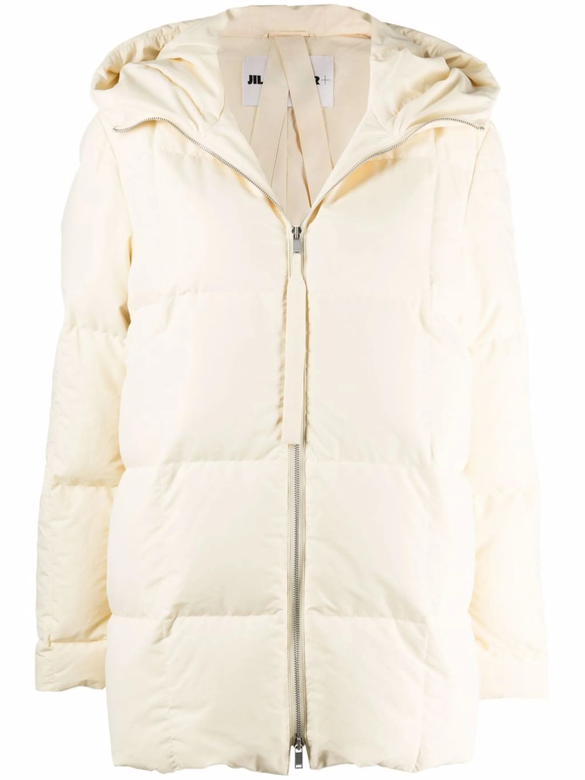 oversize hooded down jacket