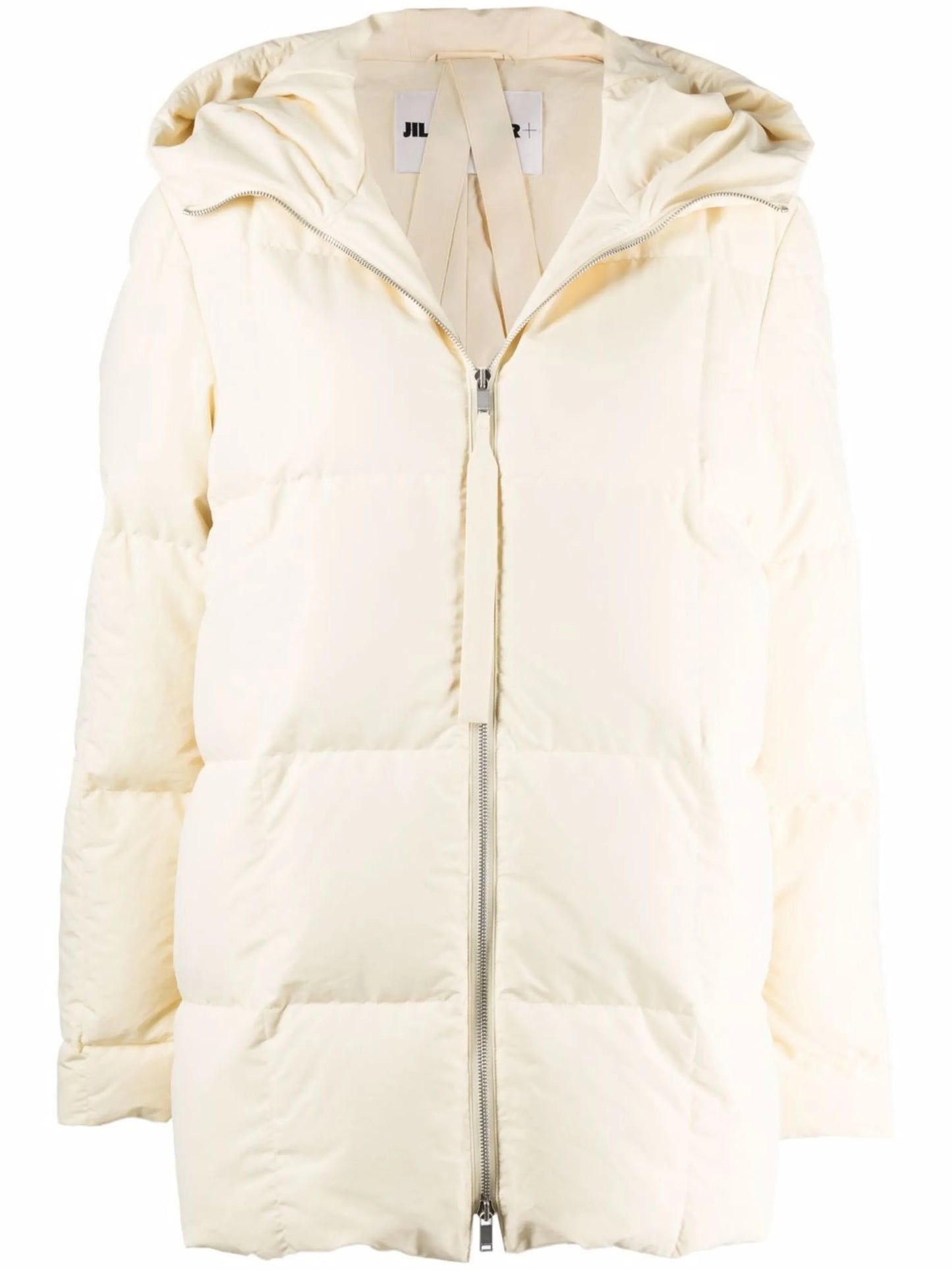 oversize hooded down jacket