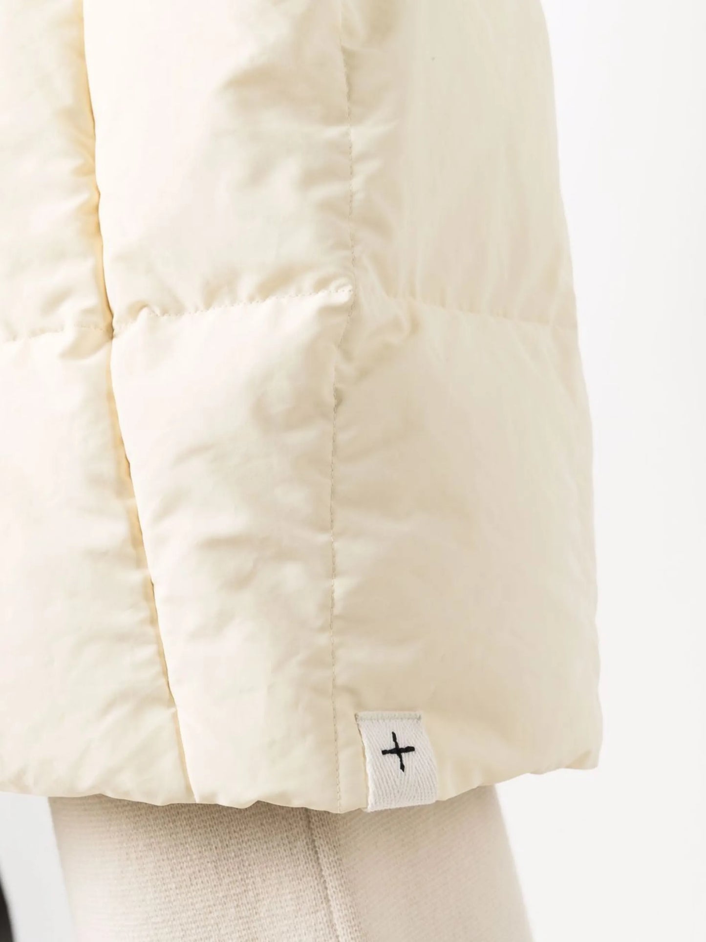 oversize hooded down jacket