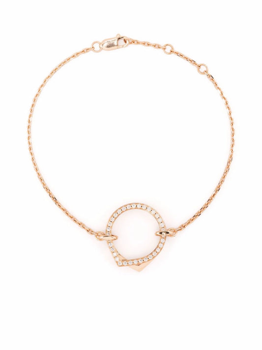 18kt rose gold Antifer diamond bracelet