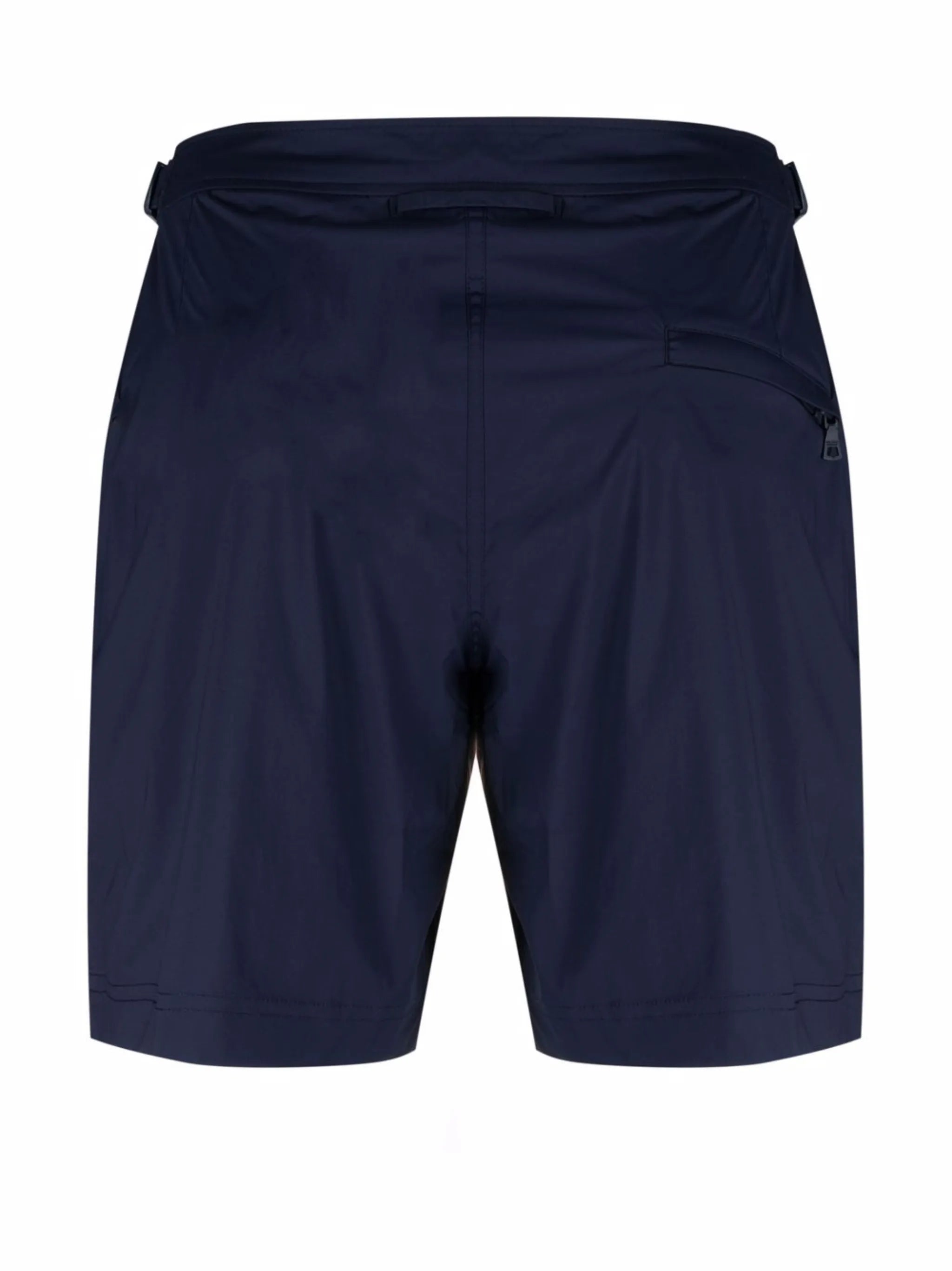 buckle-fastening swim shorts