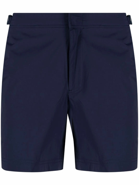 buckle-fastening swim shorts