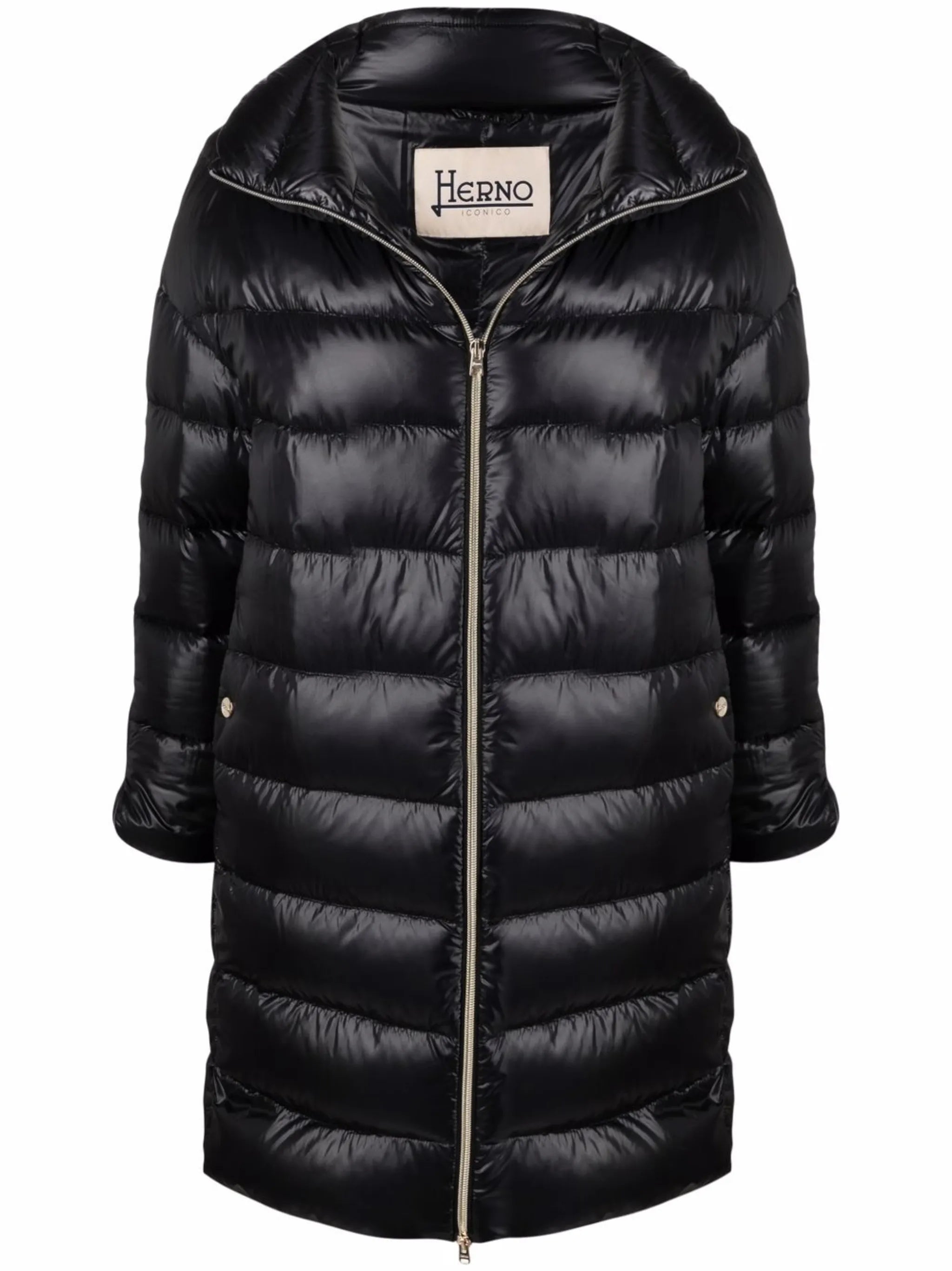 padded zip-up coat