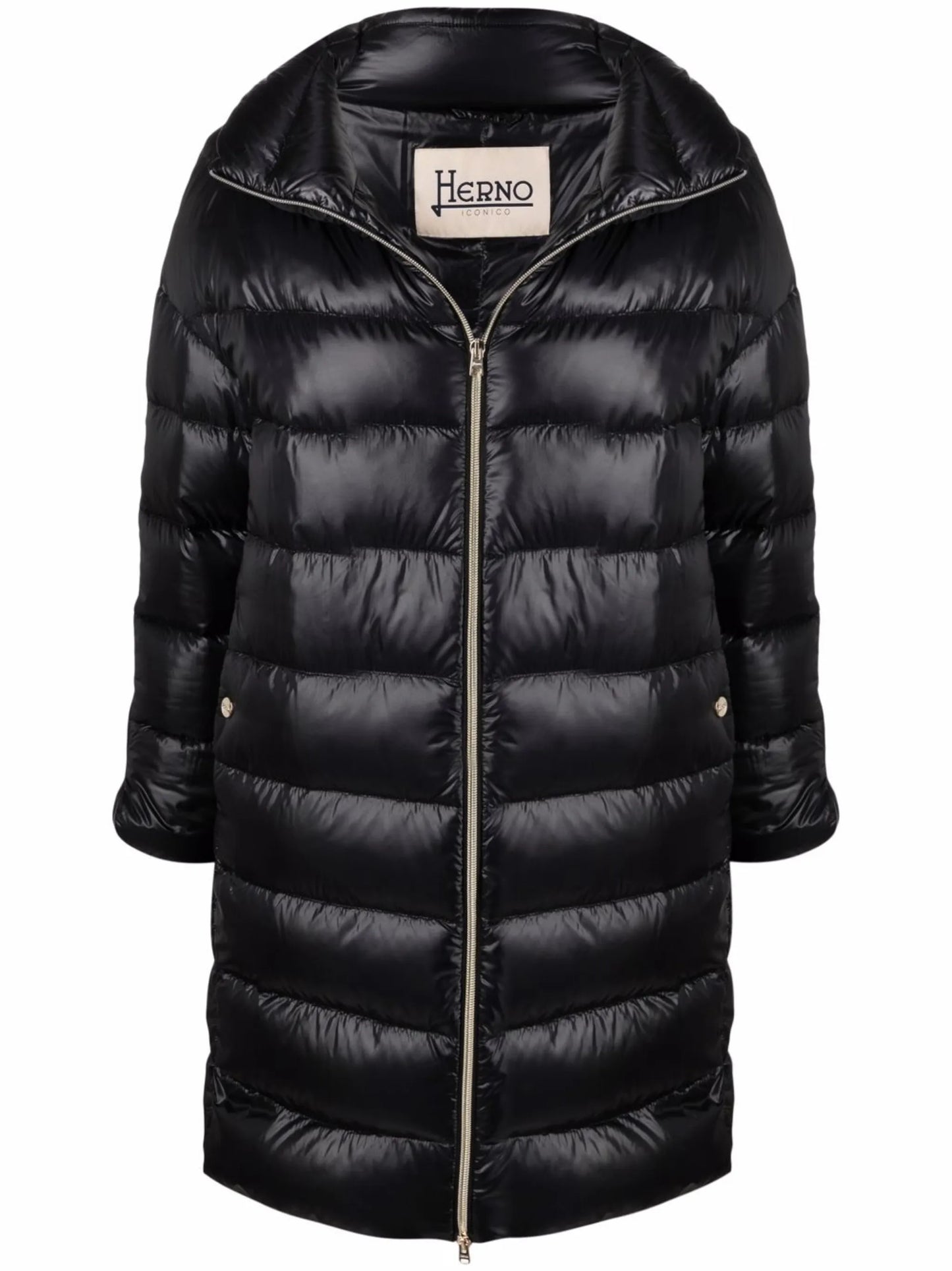 padded zip-up coat