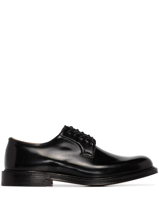 Shannon leather derby shoes