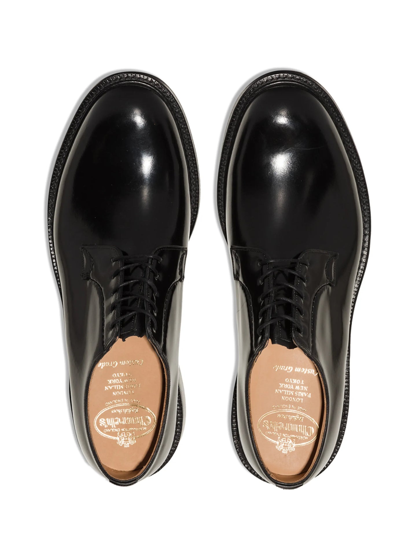 Shannon leather derby shoes