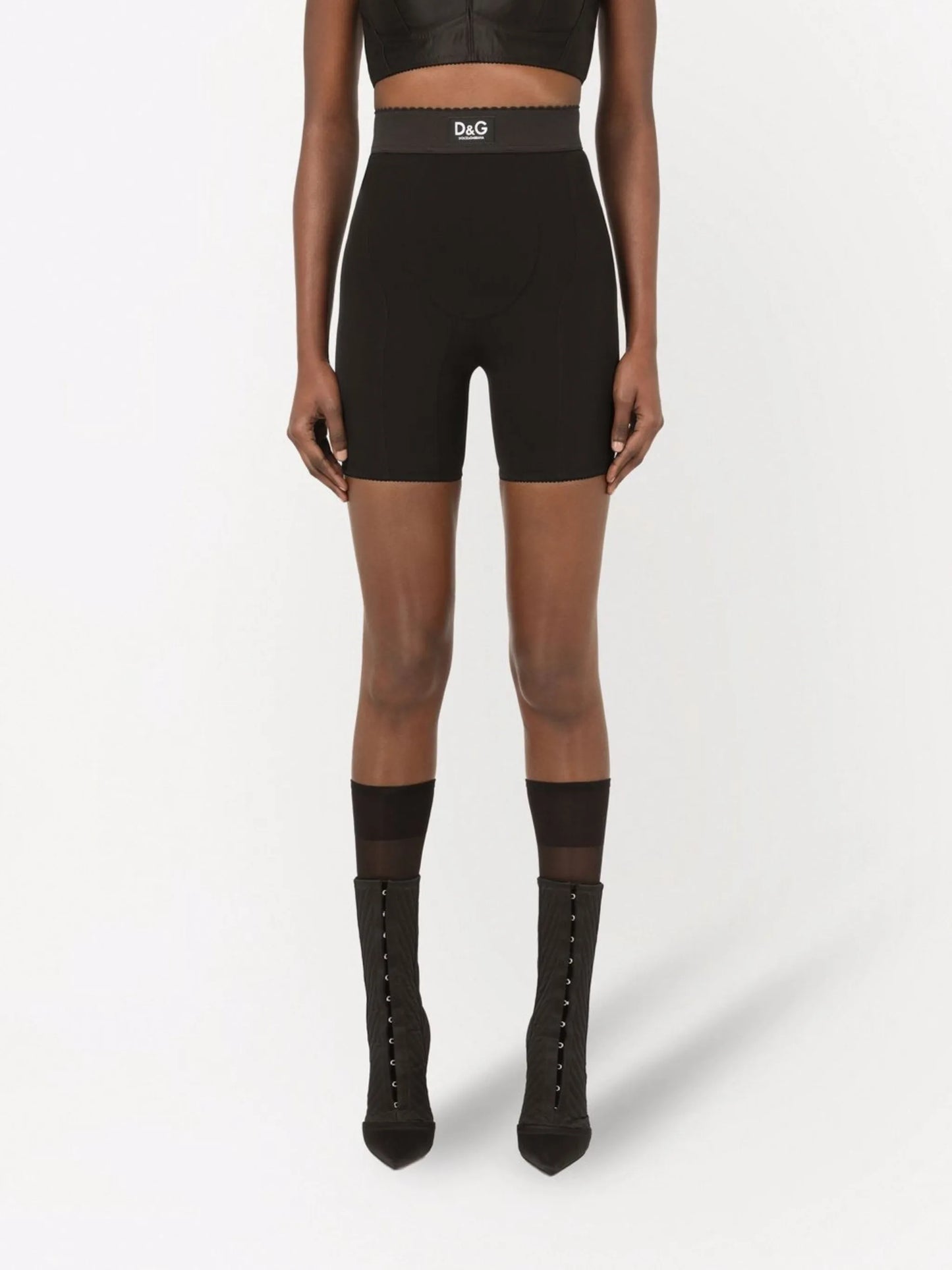 logo-print cycling shorts