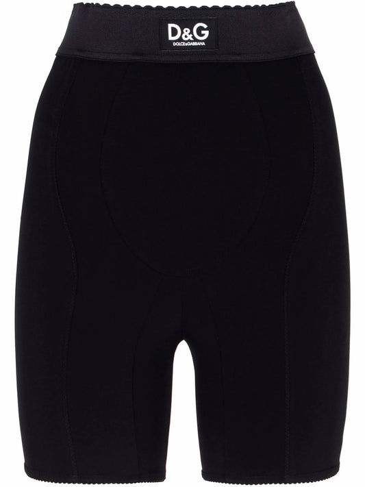 logo-print cycling shorts