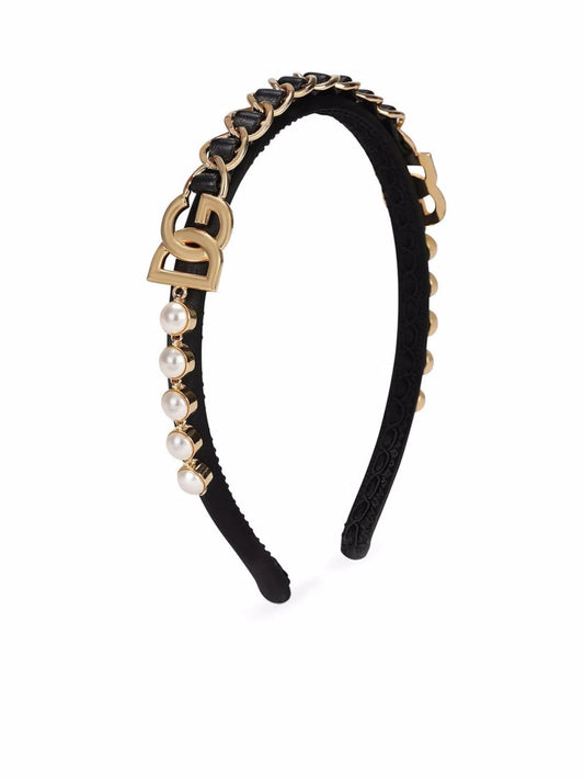 embellished DG-logo headband