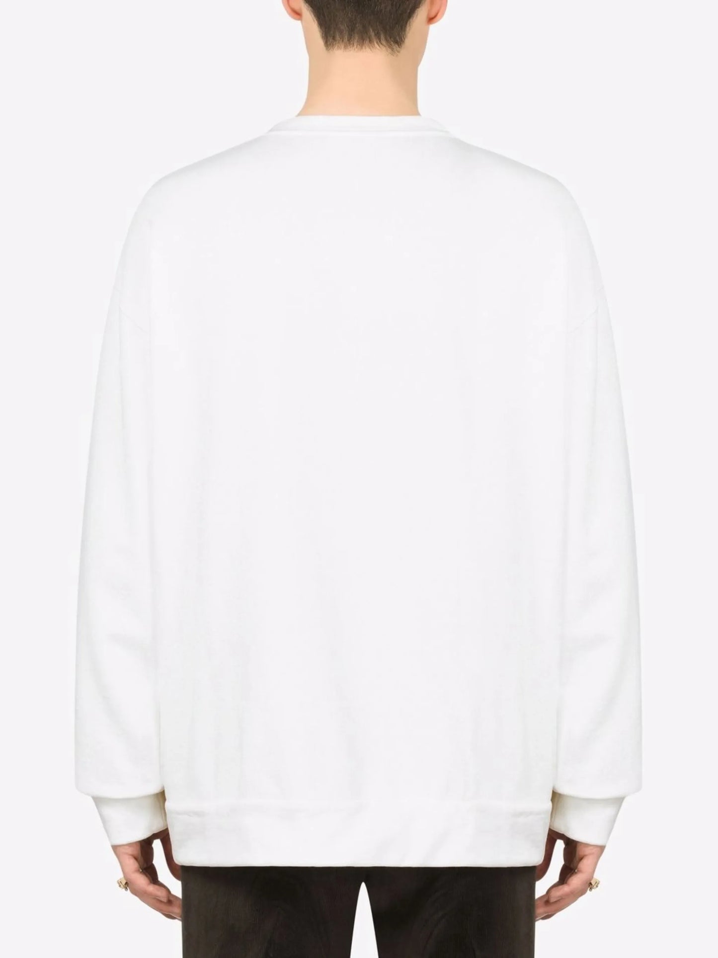 logo-embroidered sweatshirt