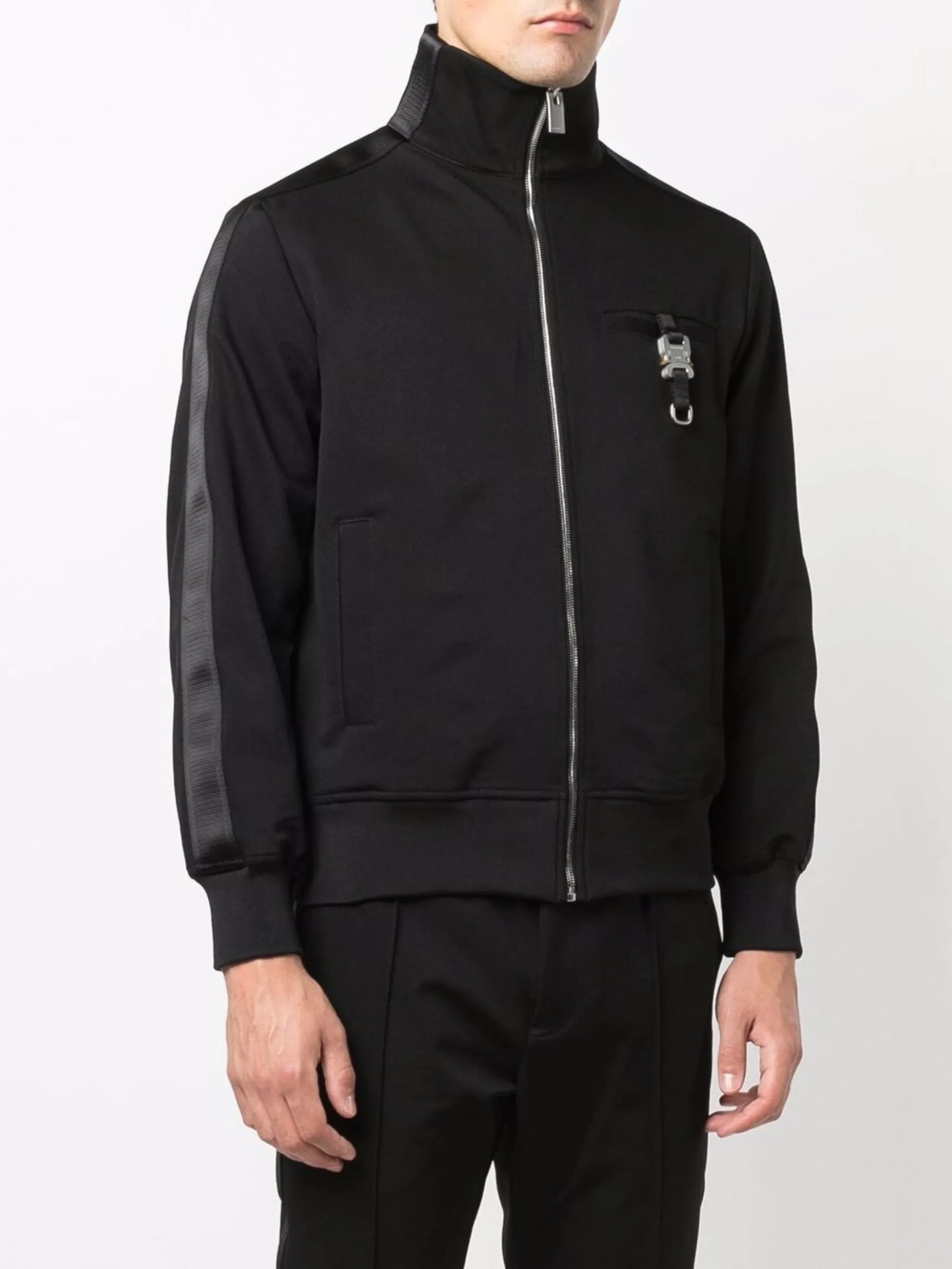 zipped bomber jacket