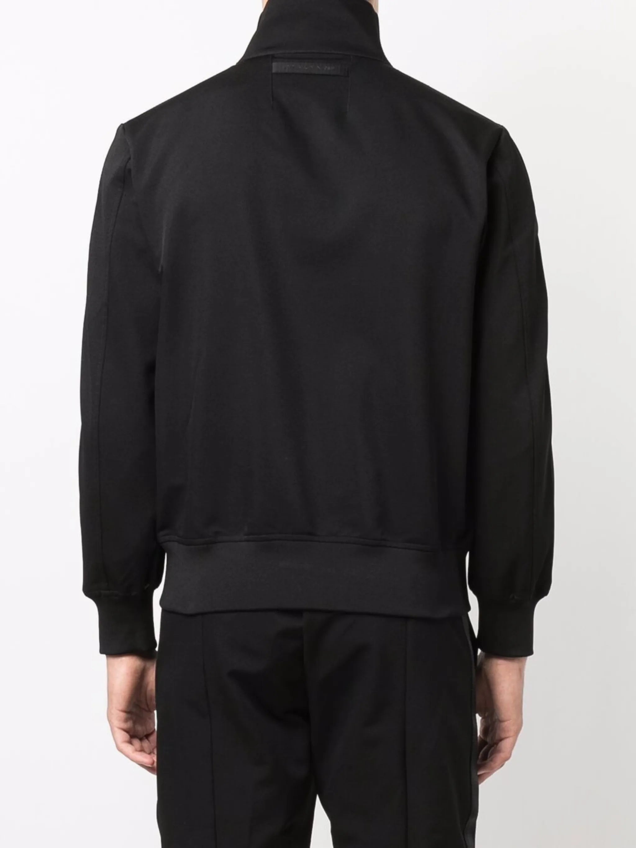 zipped bomber jacket
