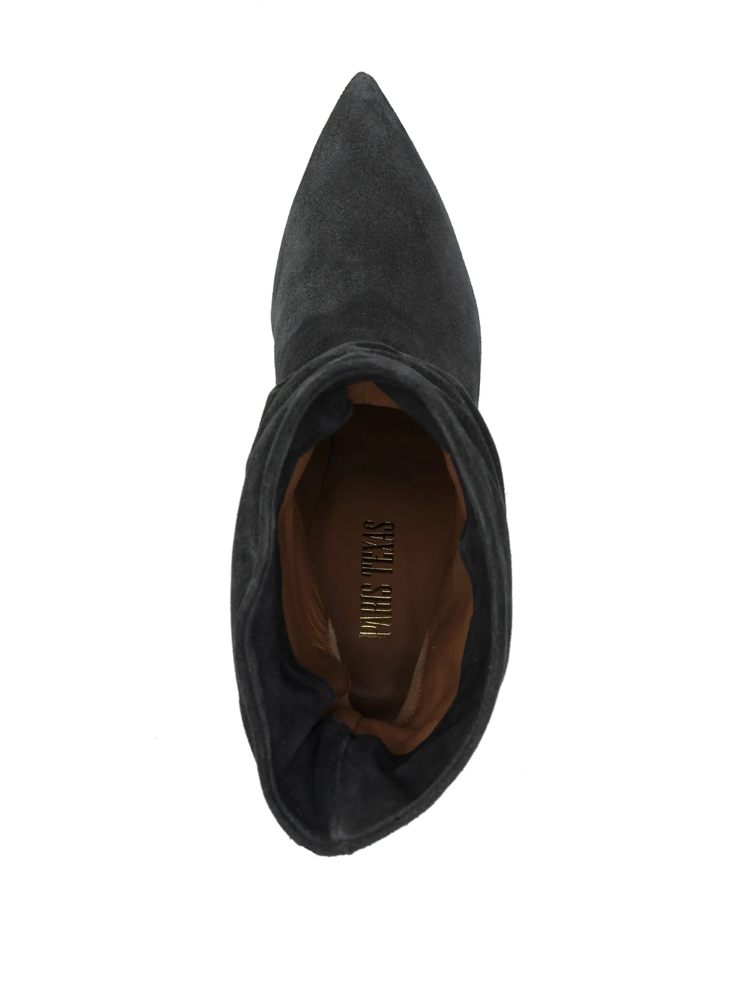 Slouchy pointed-toe ankle boots
