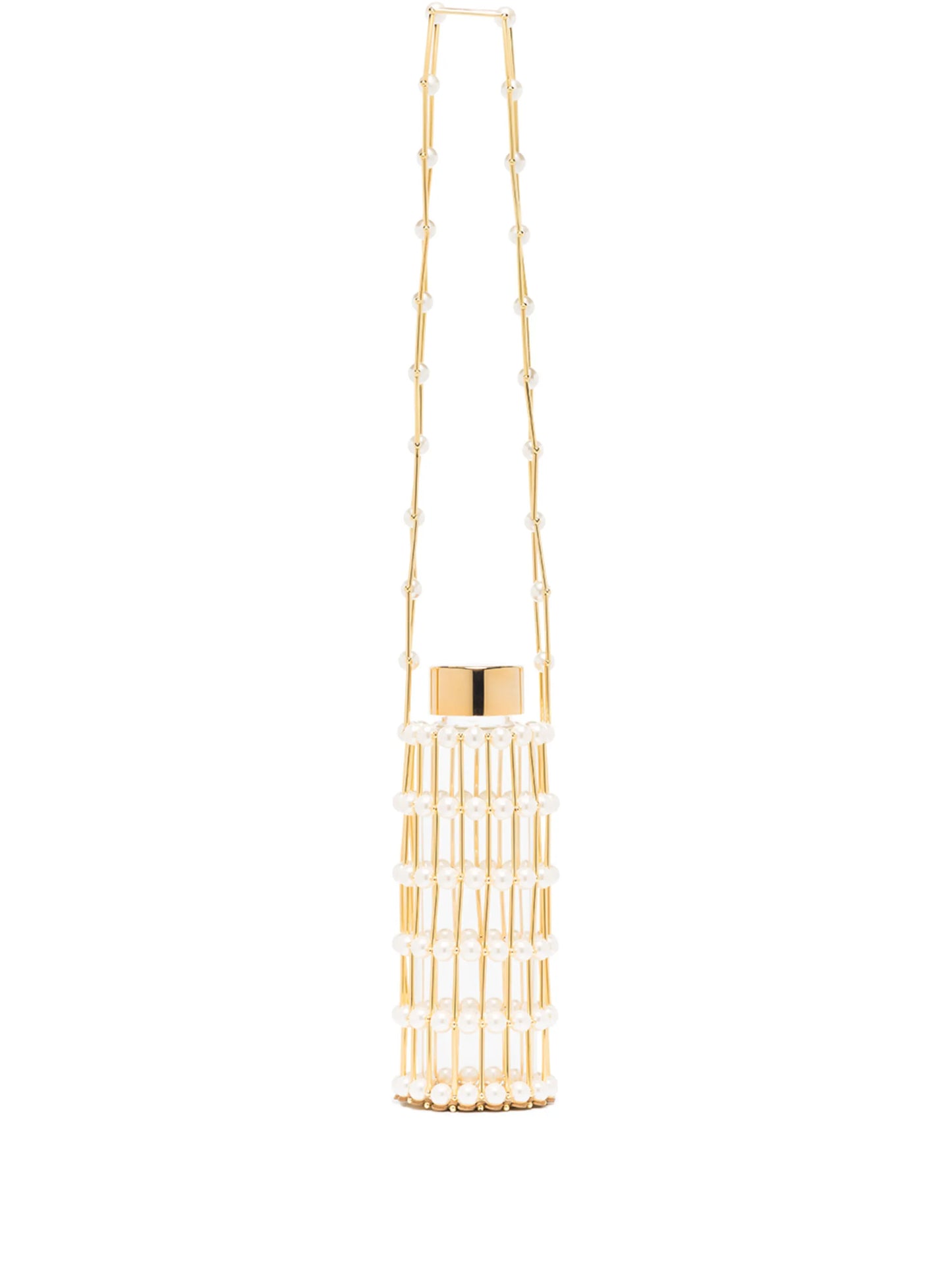 Jupon pearl-embellished water bottle bag
