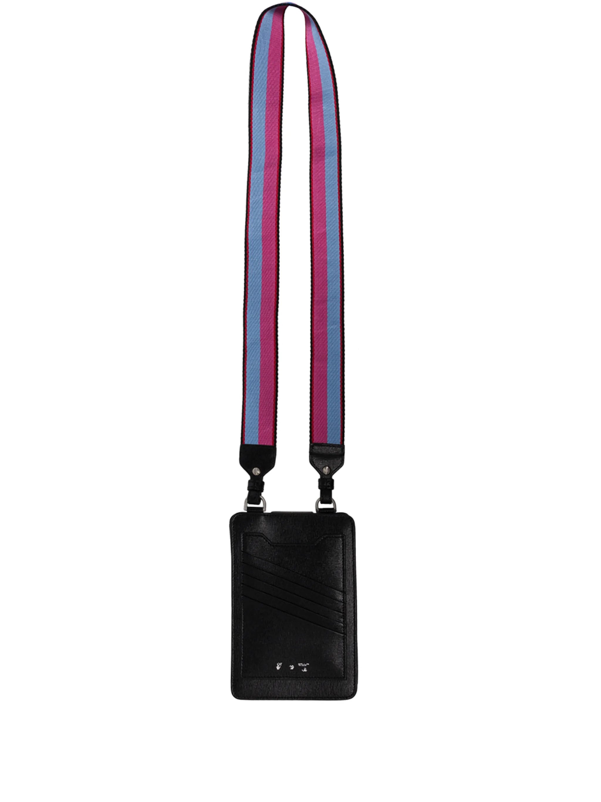 Diag-stripe phone bag