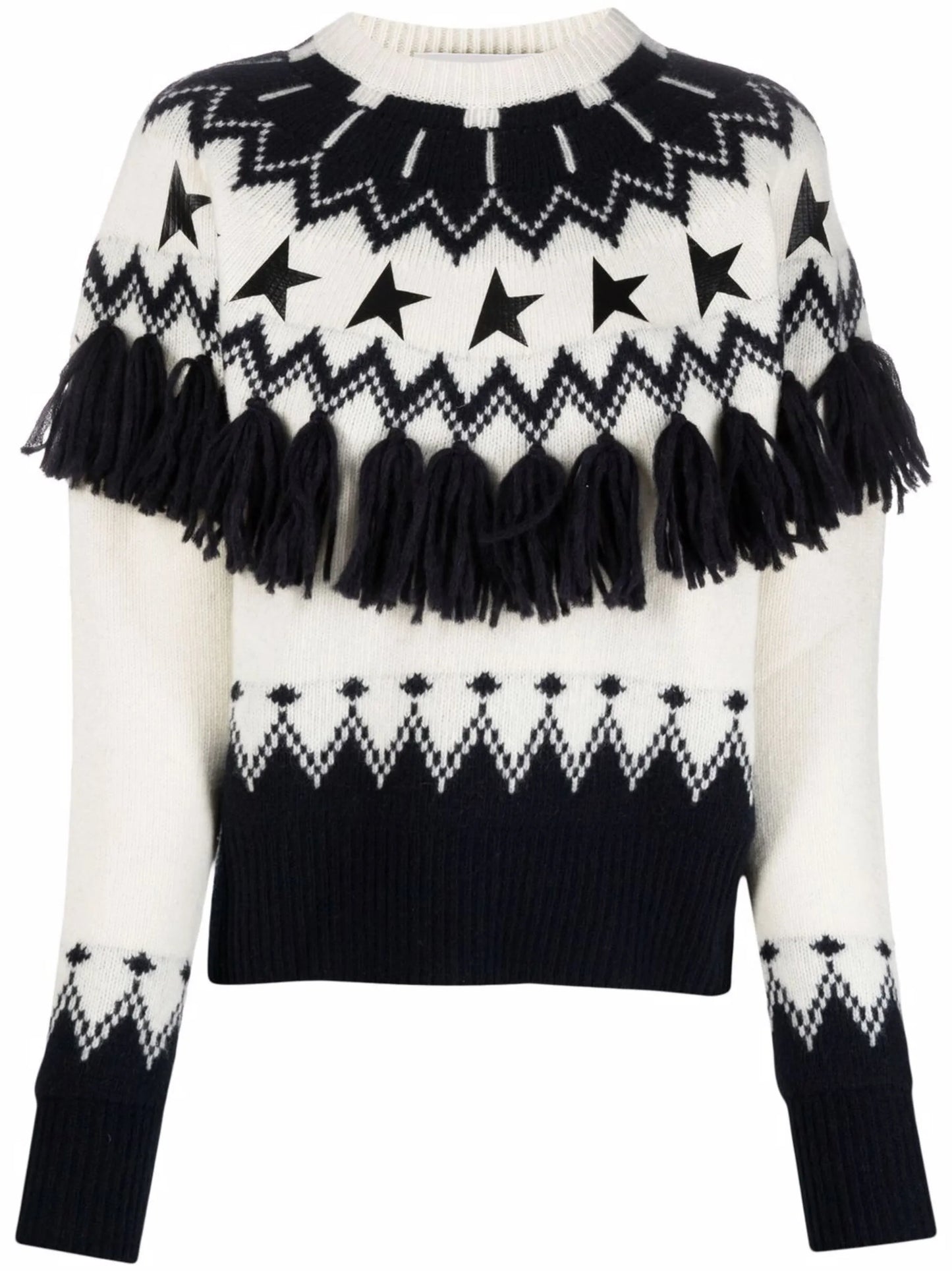 Deidra Norway Jacquard wool jumper