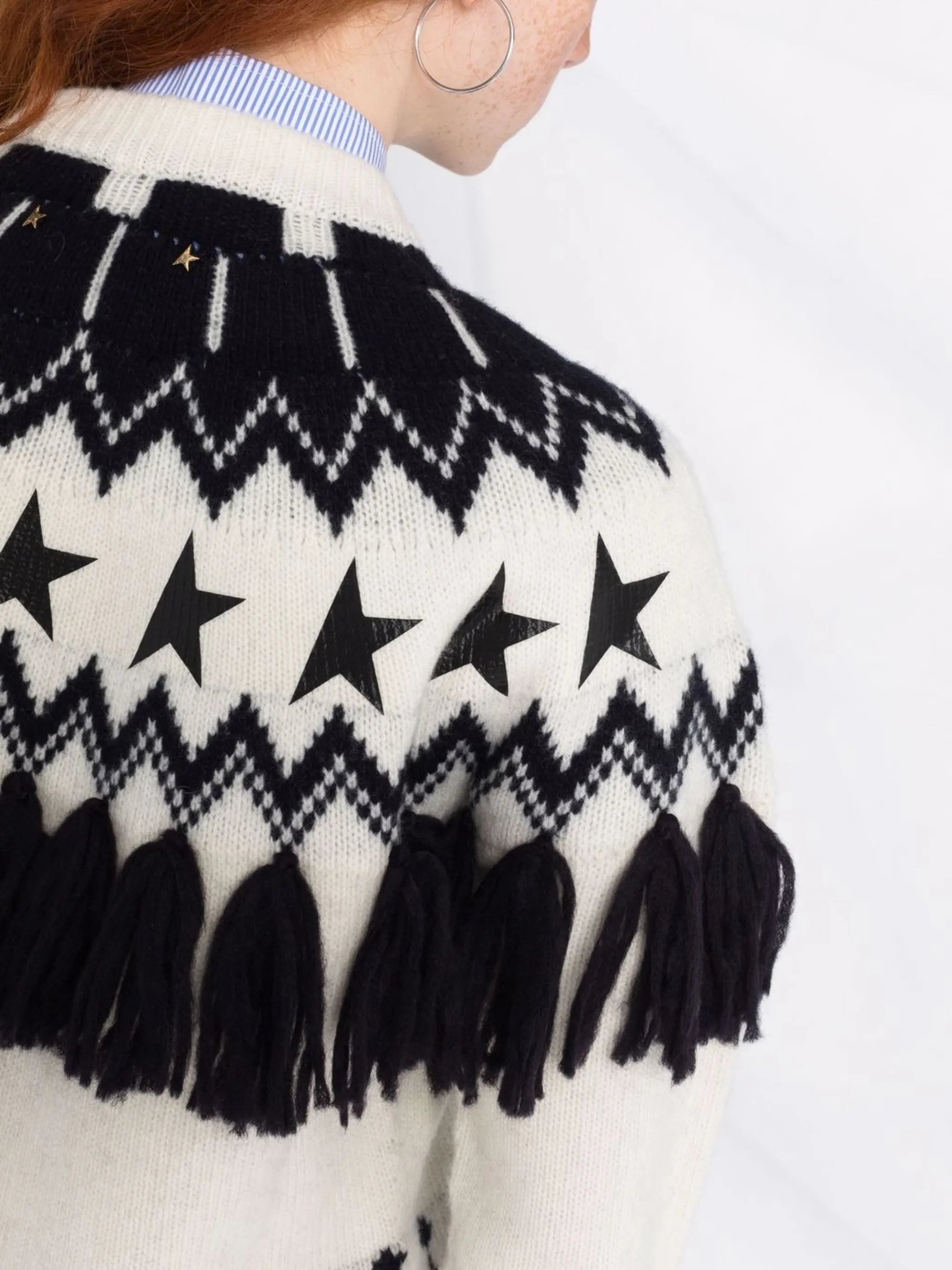 Deidra Norway Jacquard wool jumper