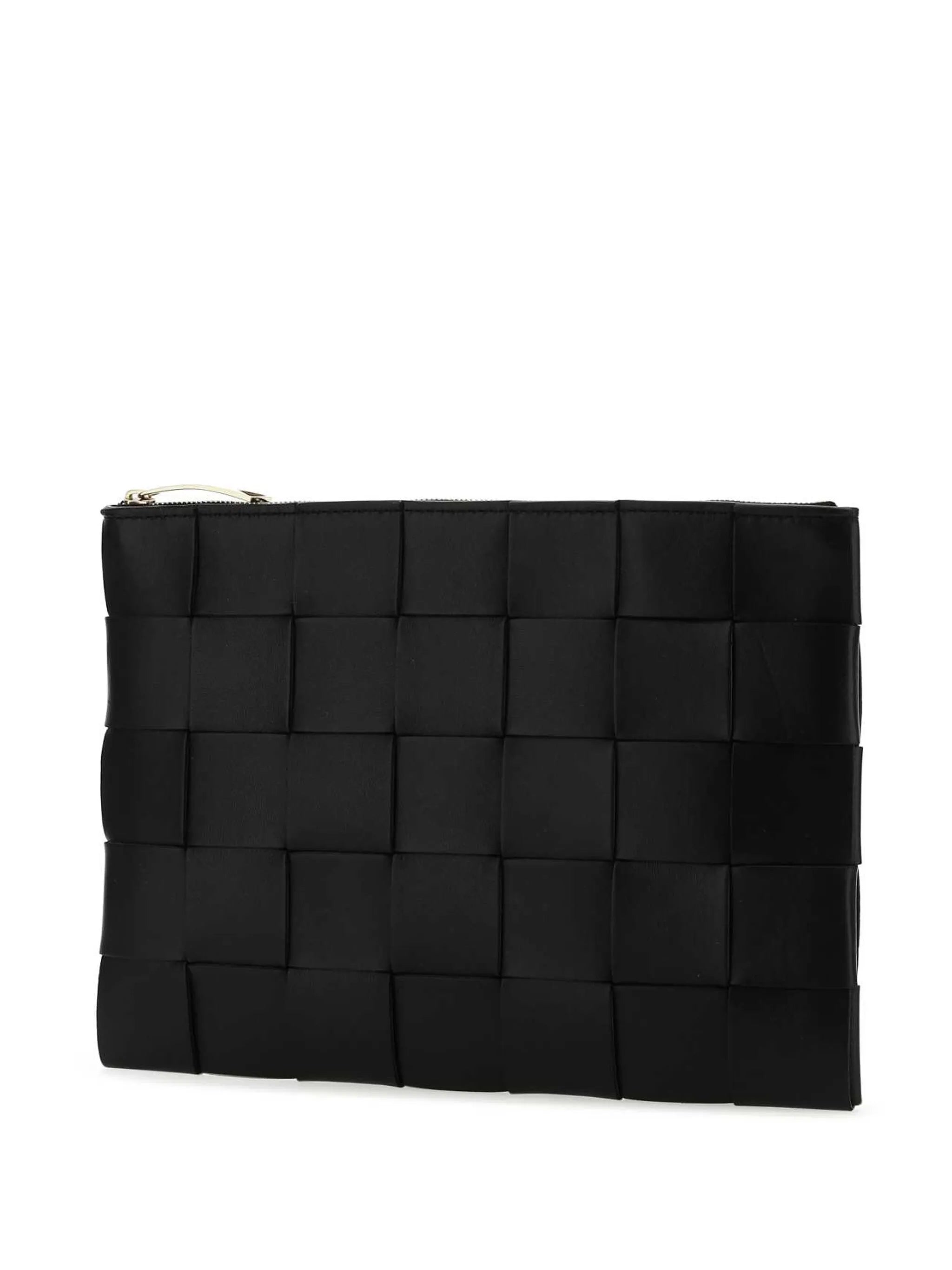 Intrecciato clutch bag