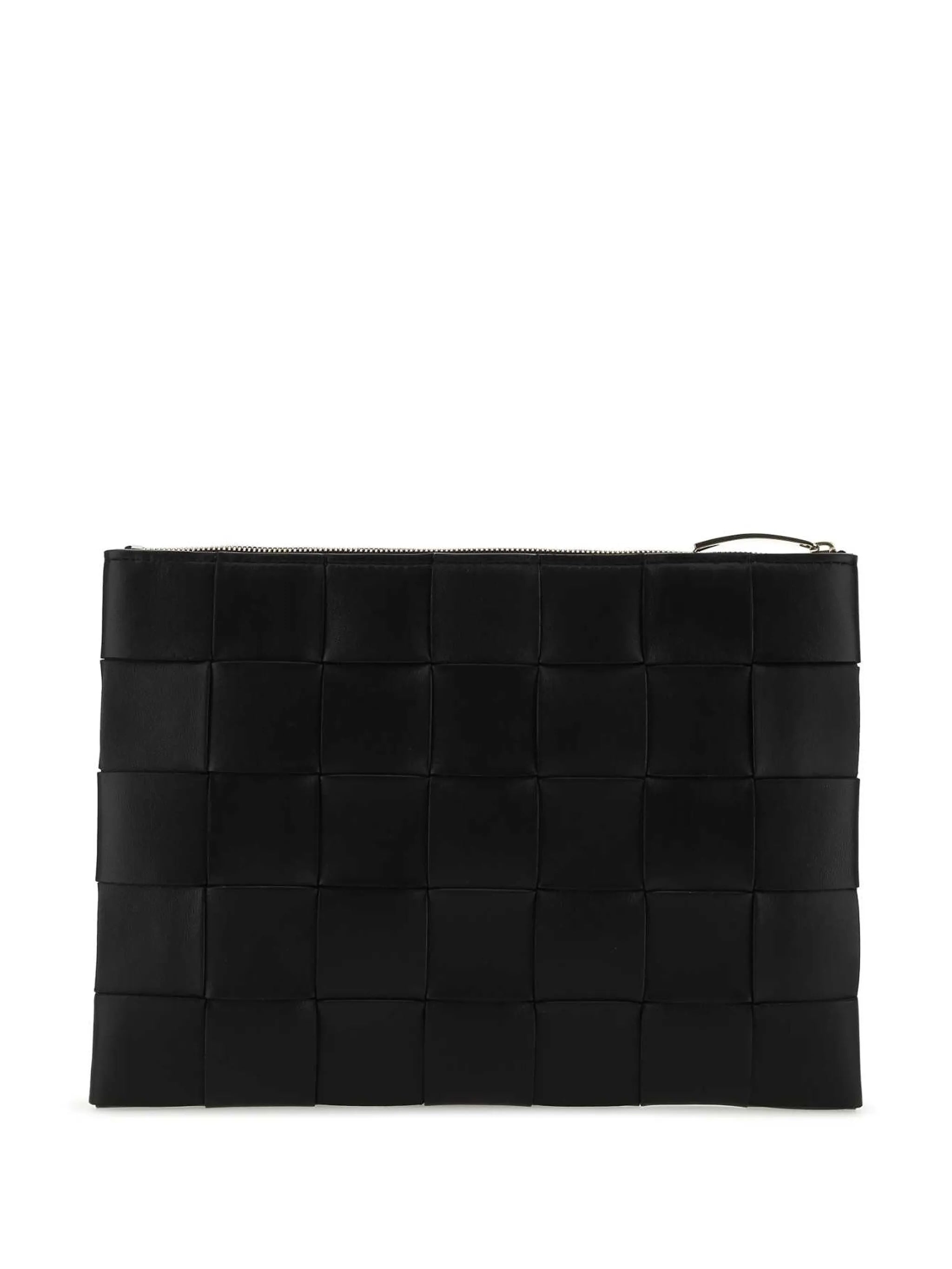 Intrecciato clutch bag