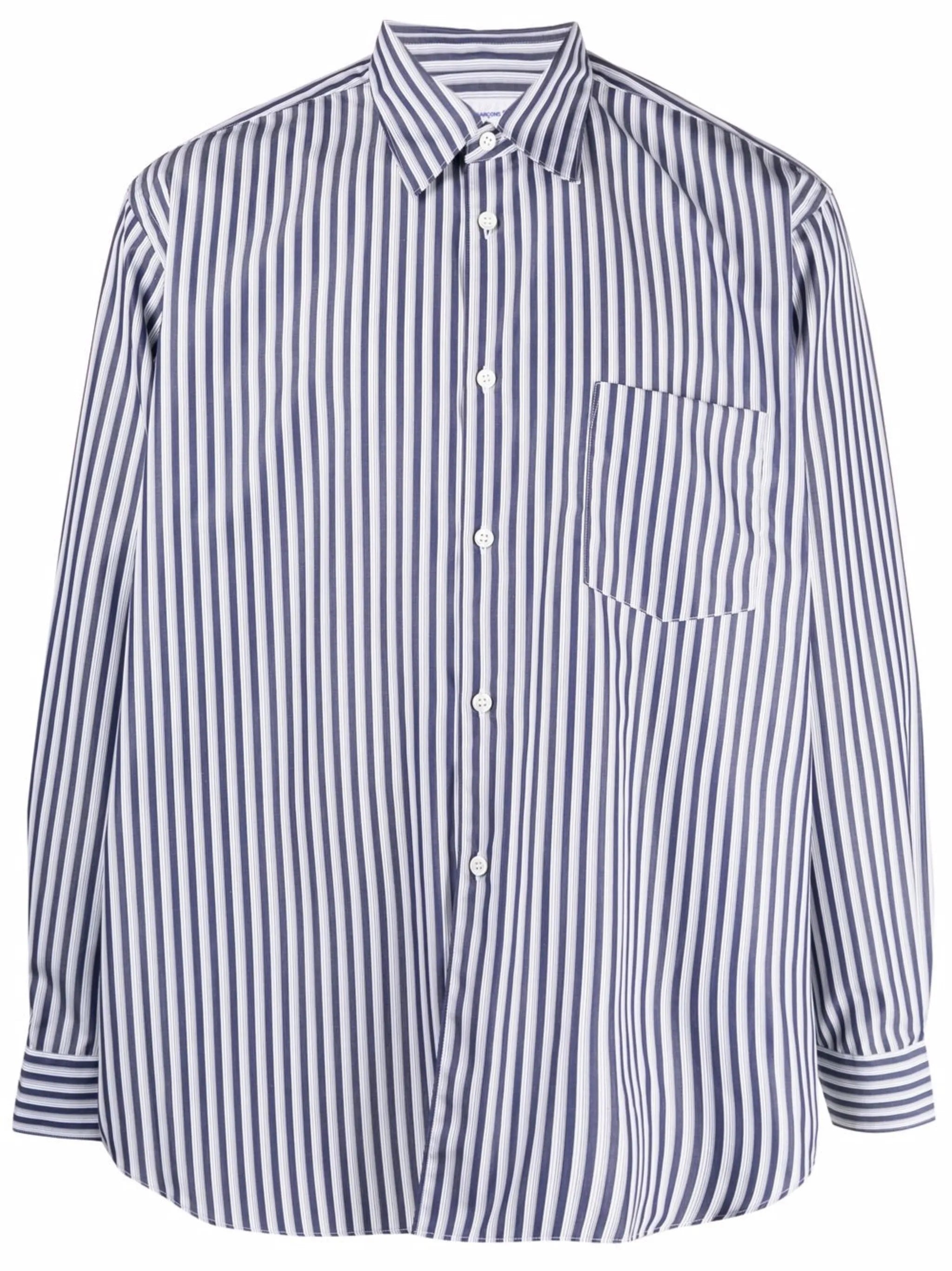 oversized striped shirt