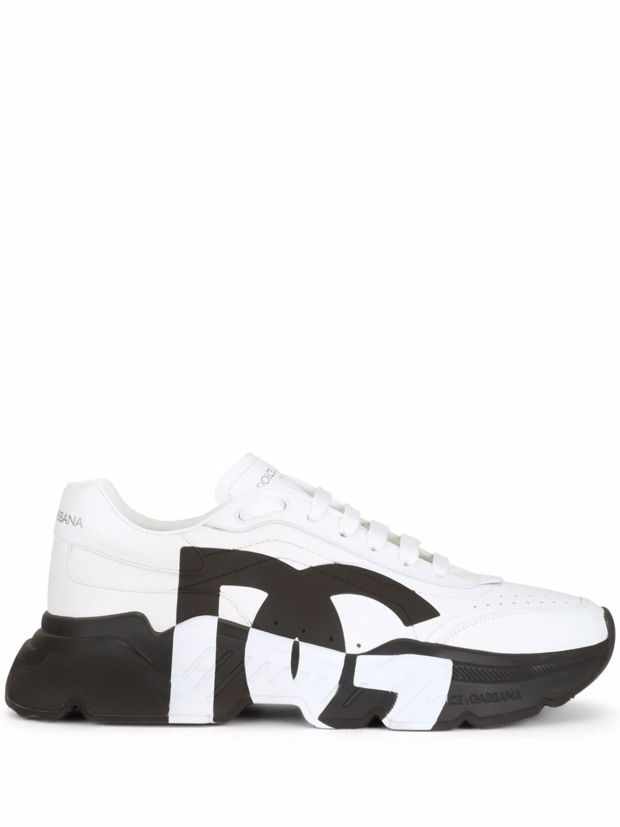 logo-print lace-up sneakers