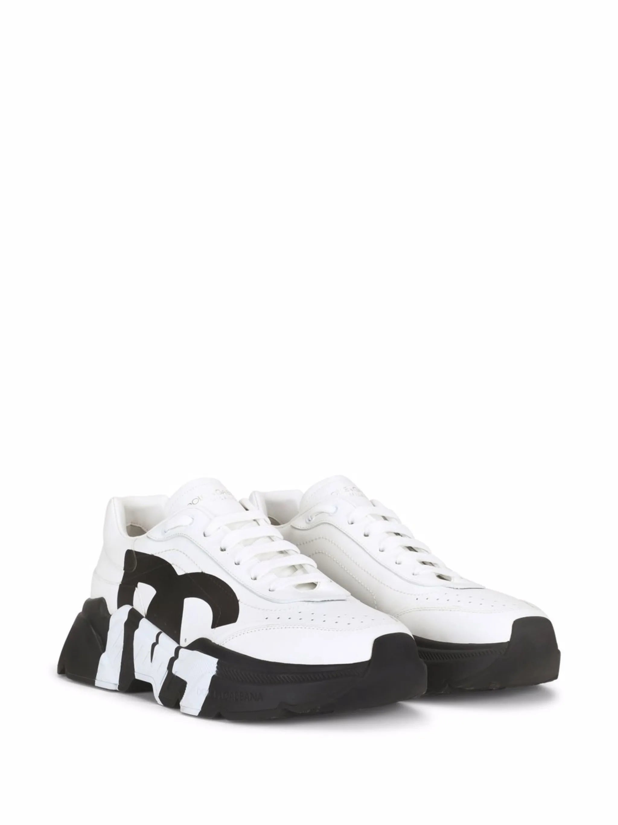 logo-print lace-up sneakers