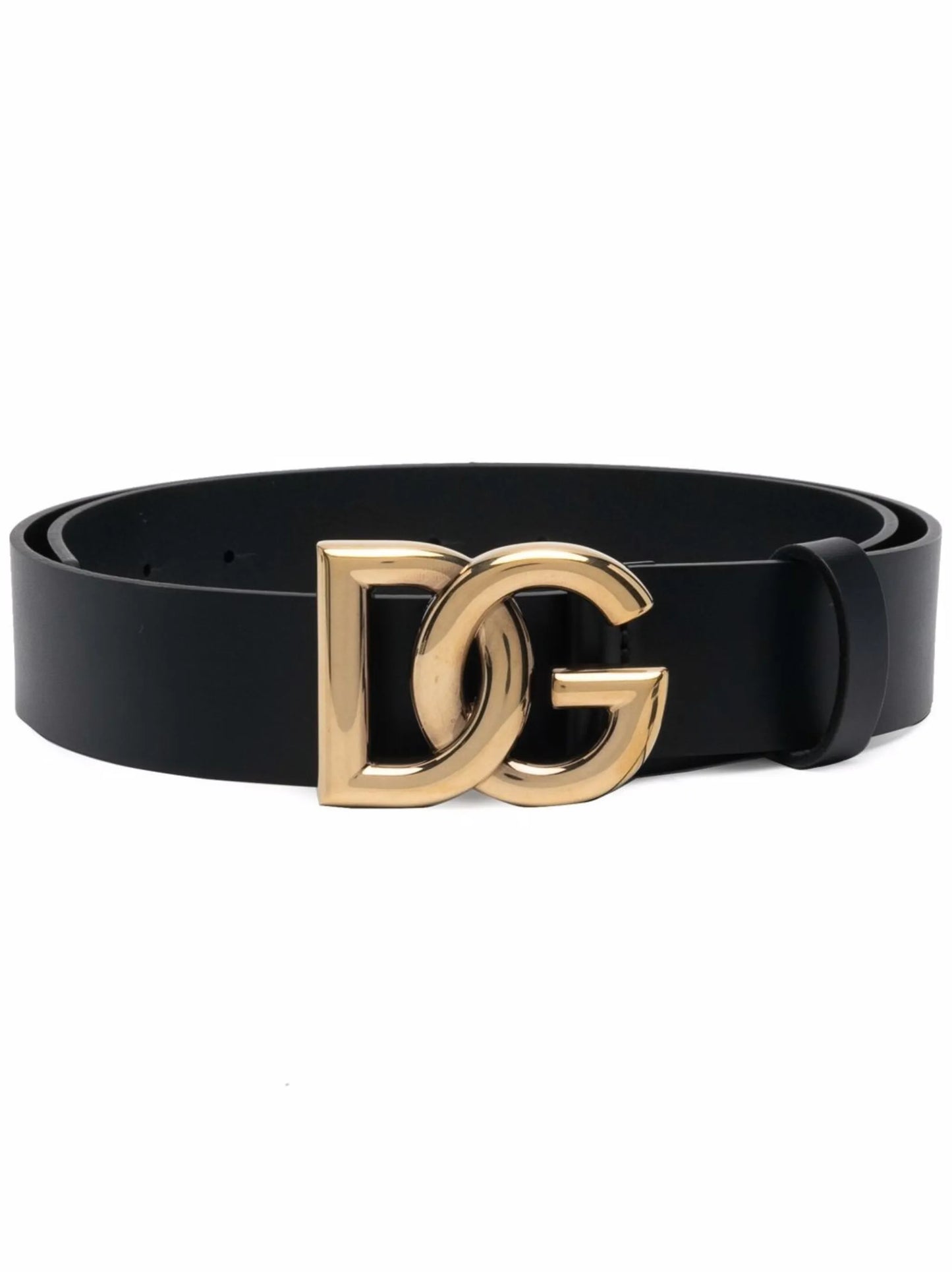 DG-logo calf-leather belt