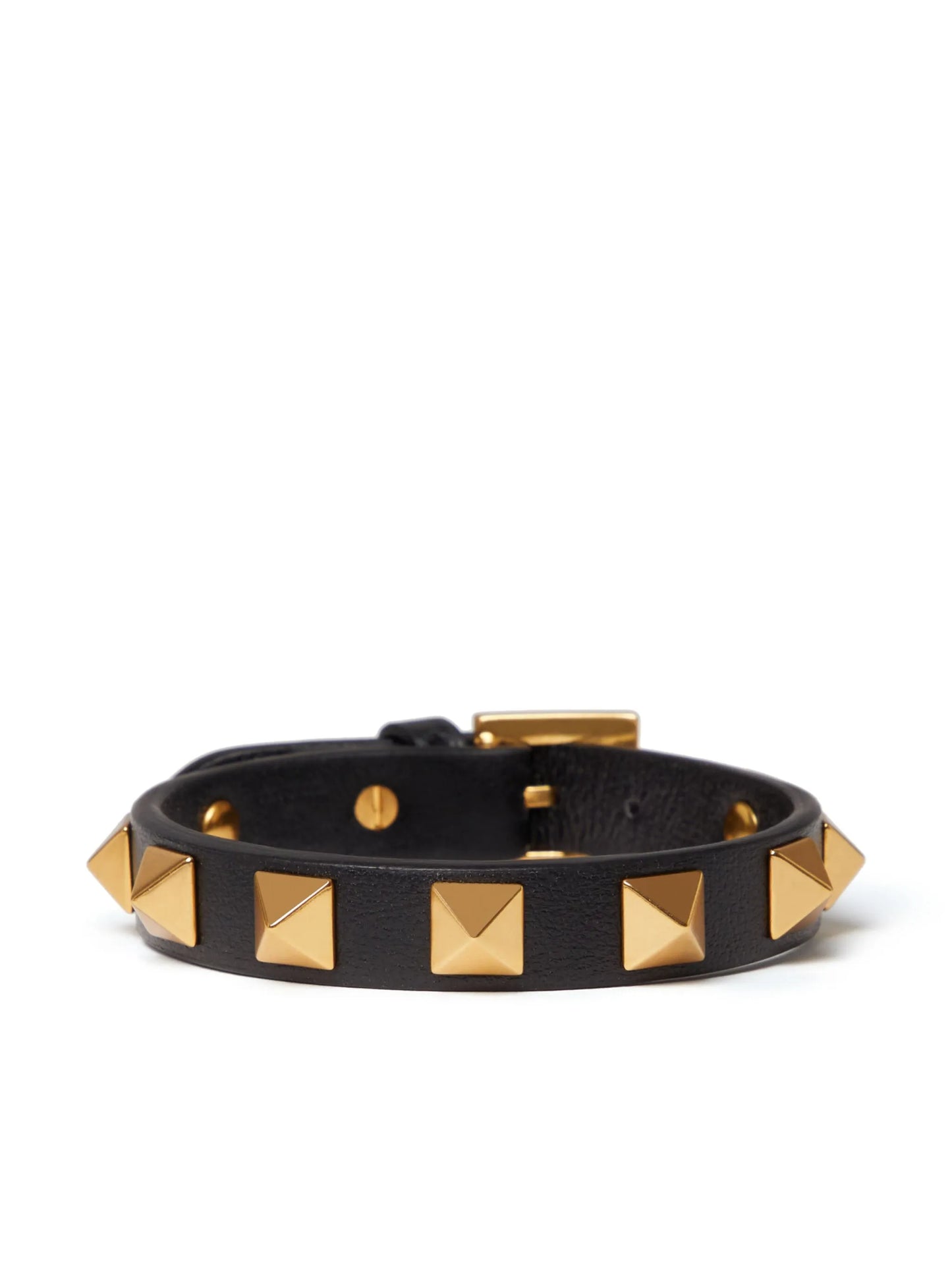 Rockstud leather bracelet