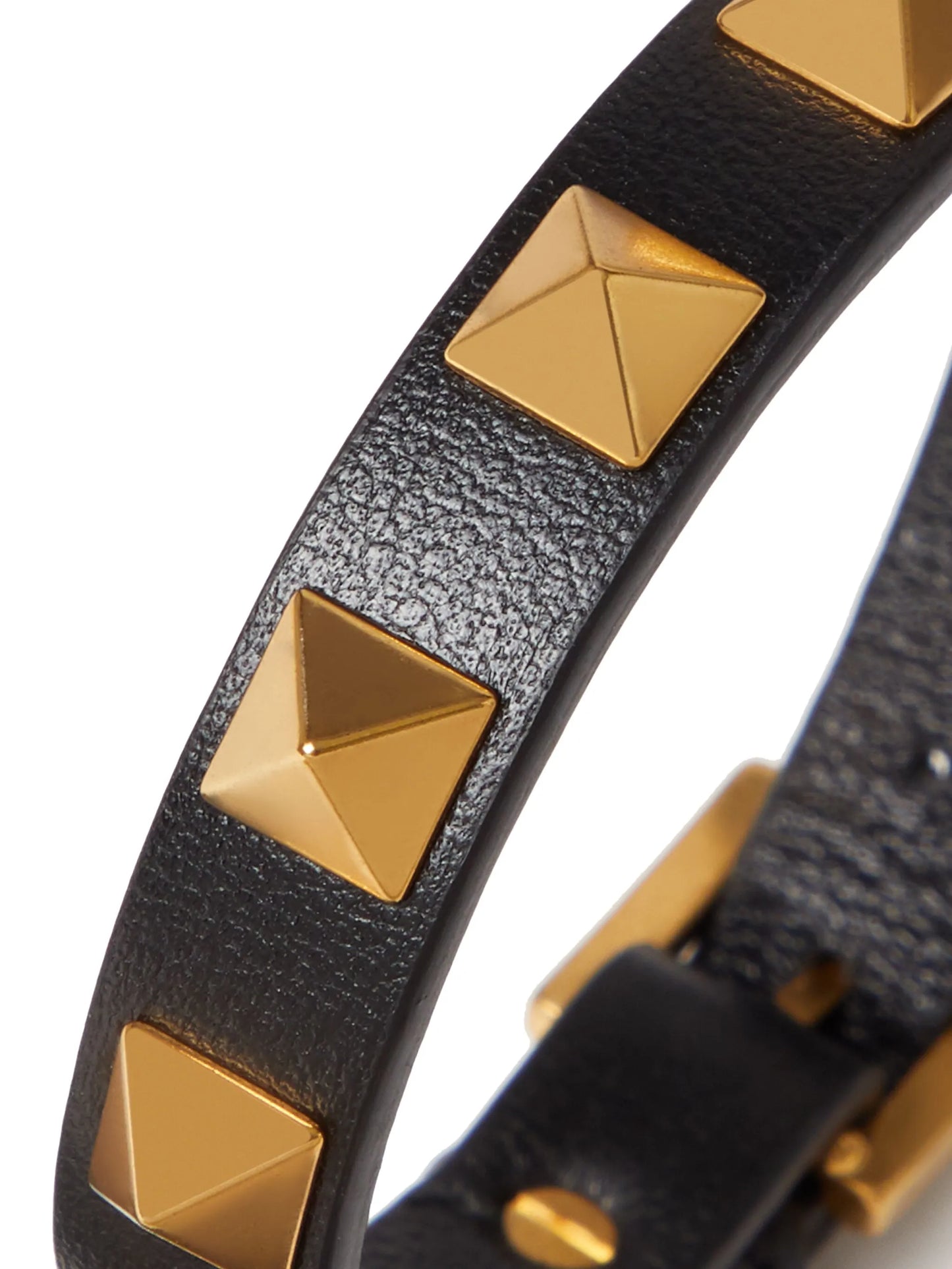 Rockstud leather bracelet