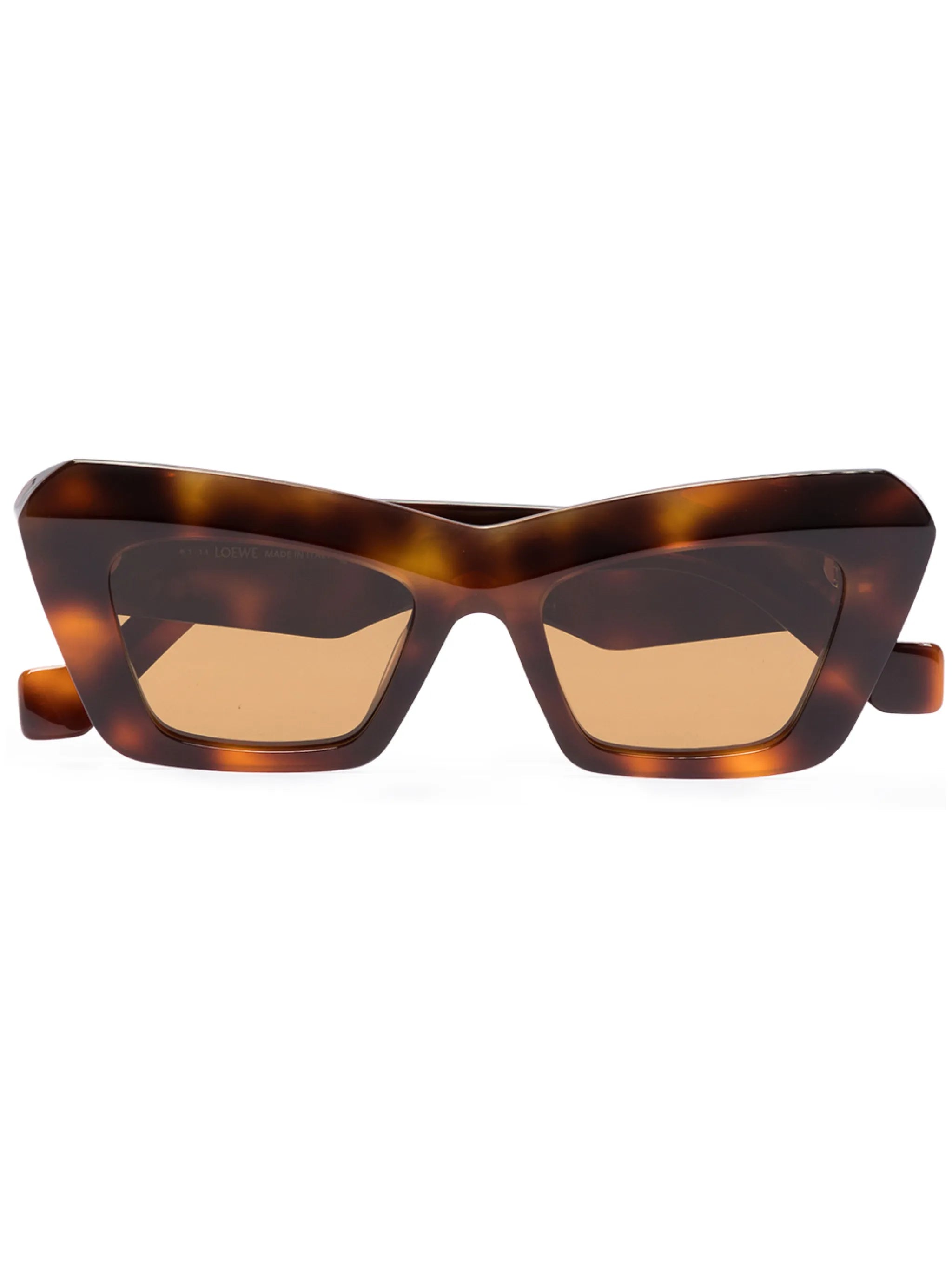 oversize angular frame sunglasses