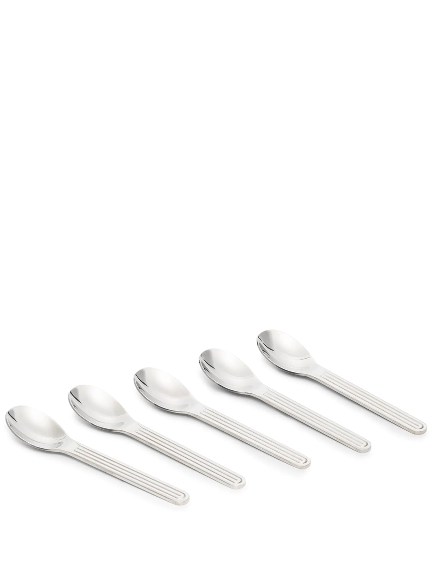 Sunday set of five teaspoons