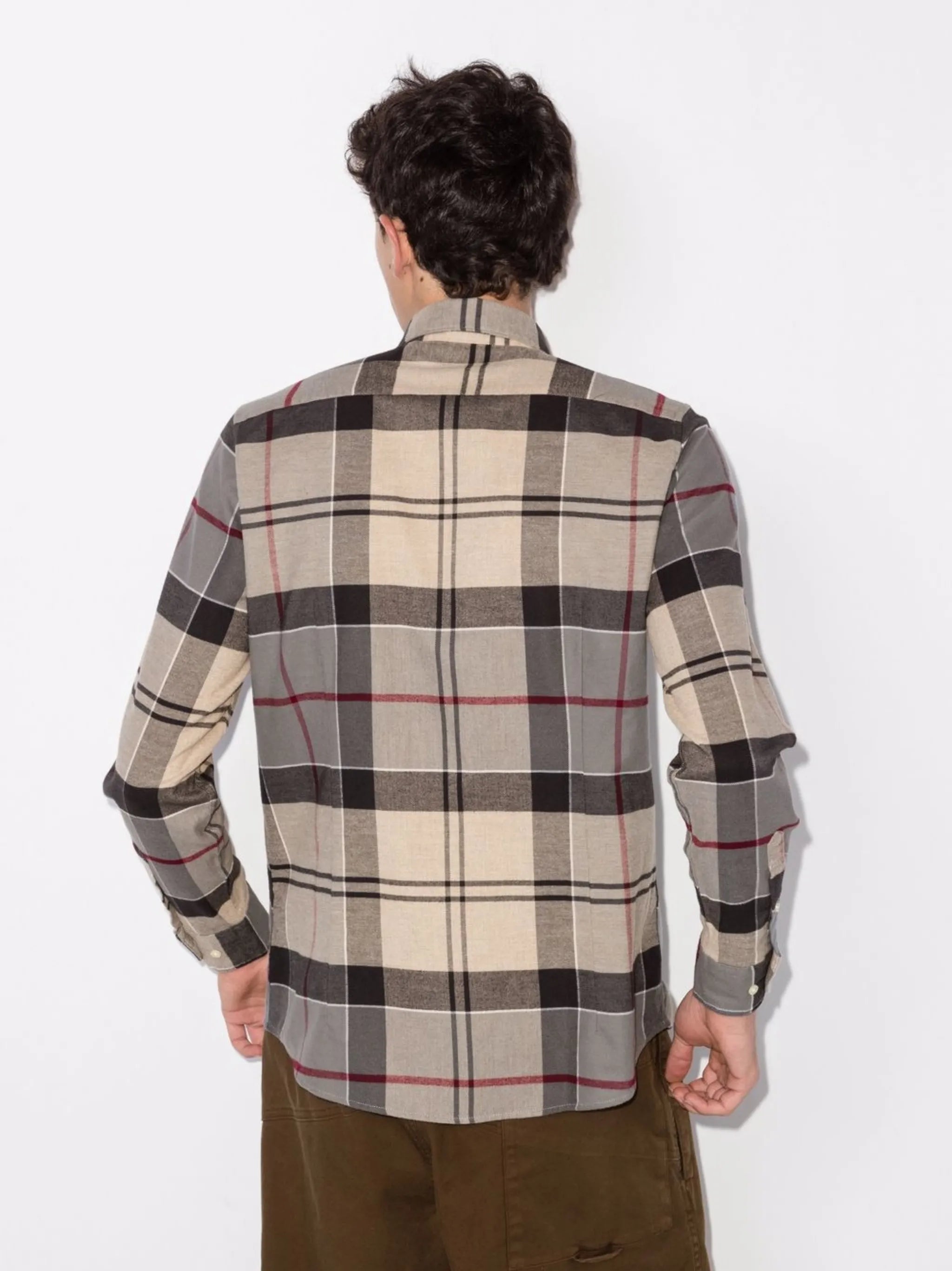 Edderton tartan check-print shirt