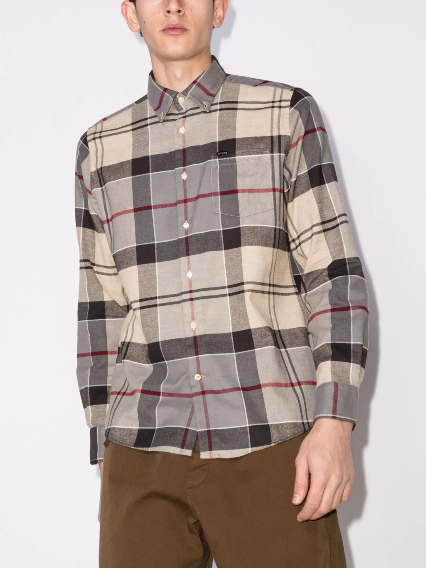 Edderton tartan check-print shirt