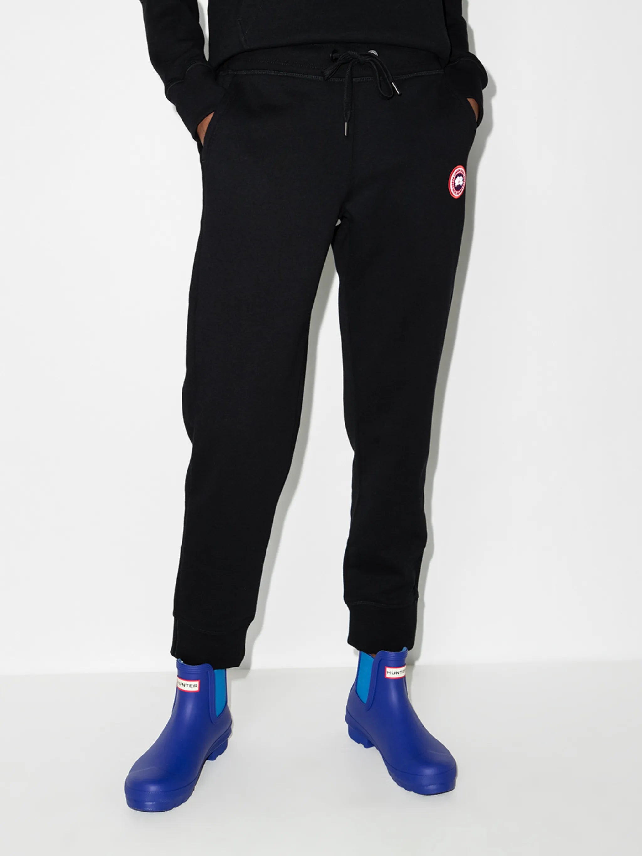 Muskoka logo-patch track pants