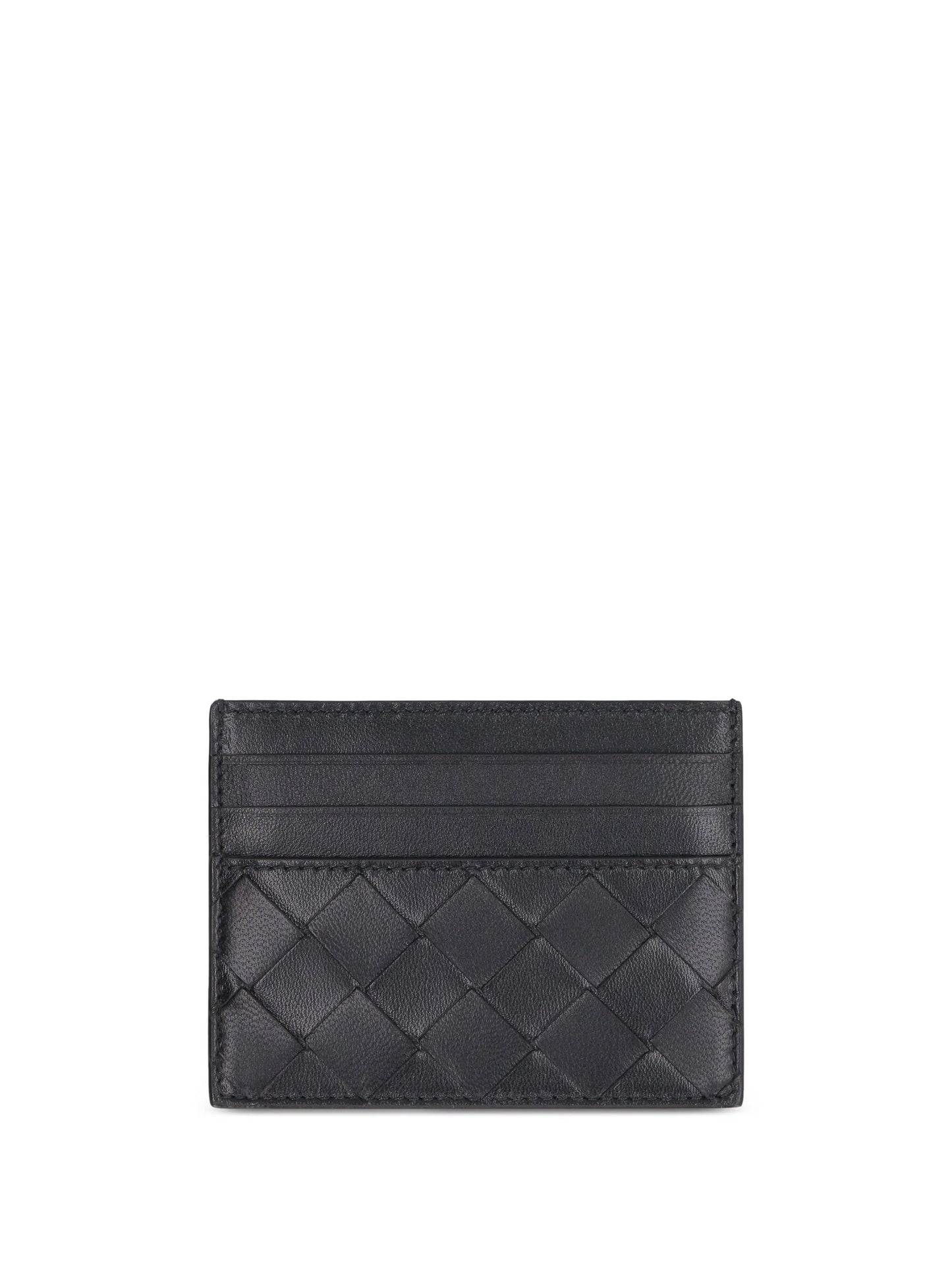 Intrecciato-weave cardholder