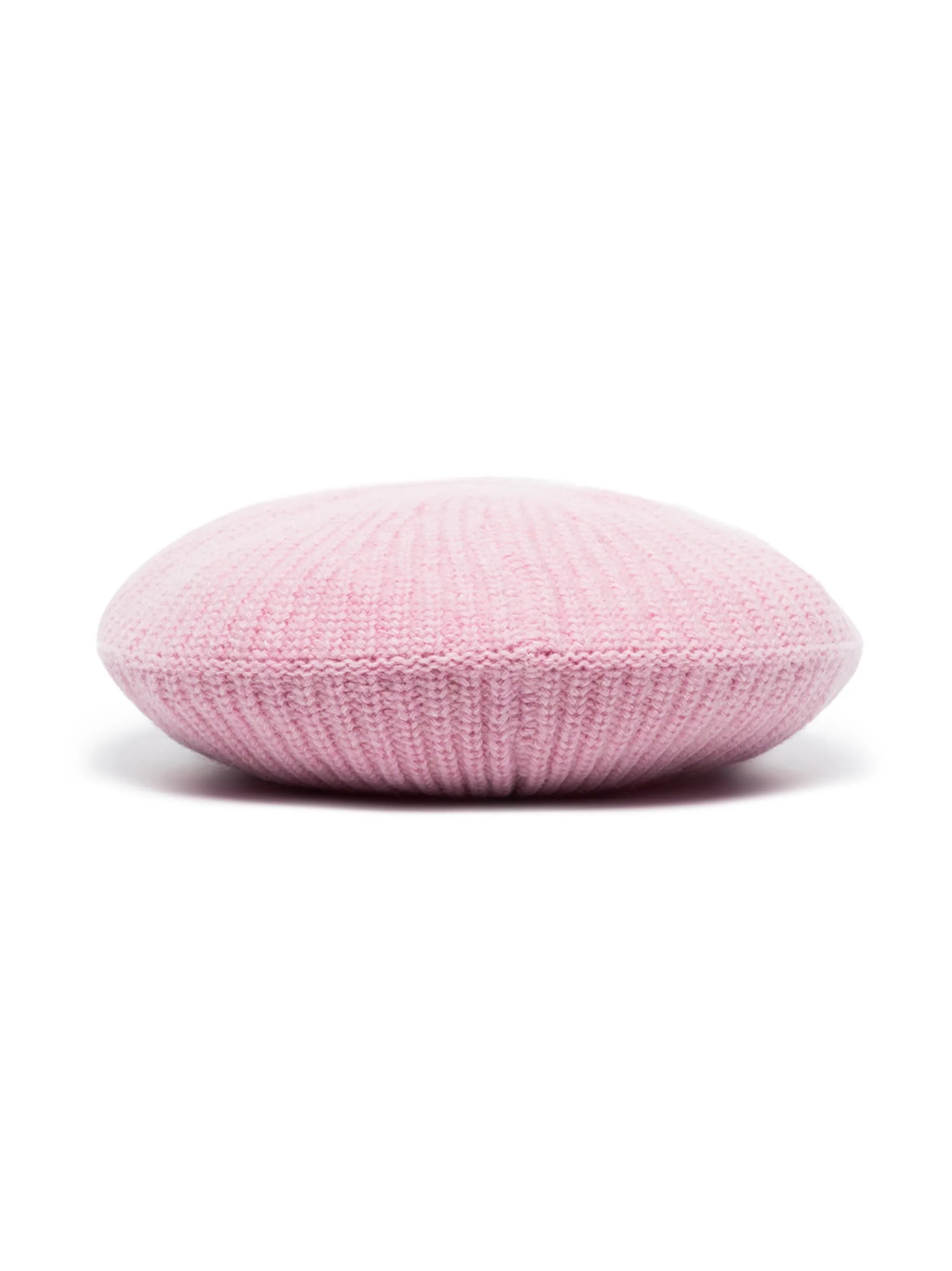 logo-patch knitted beret