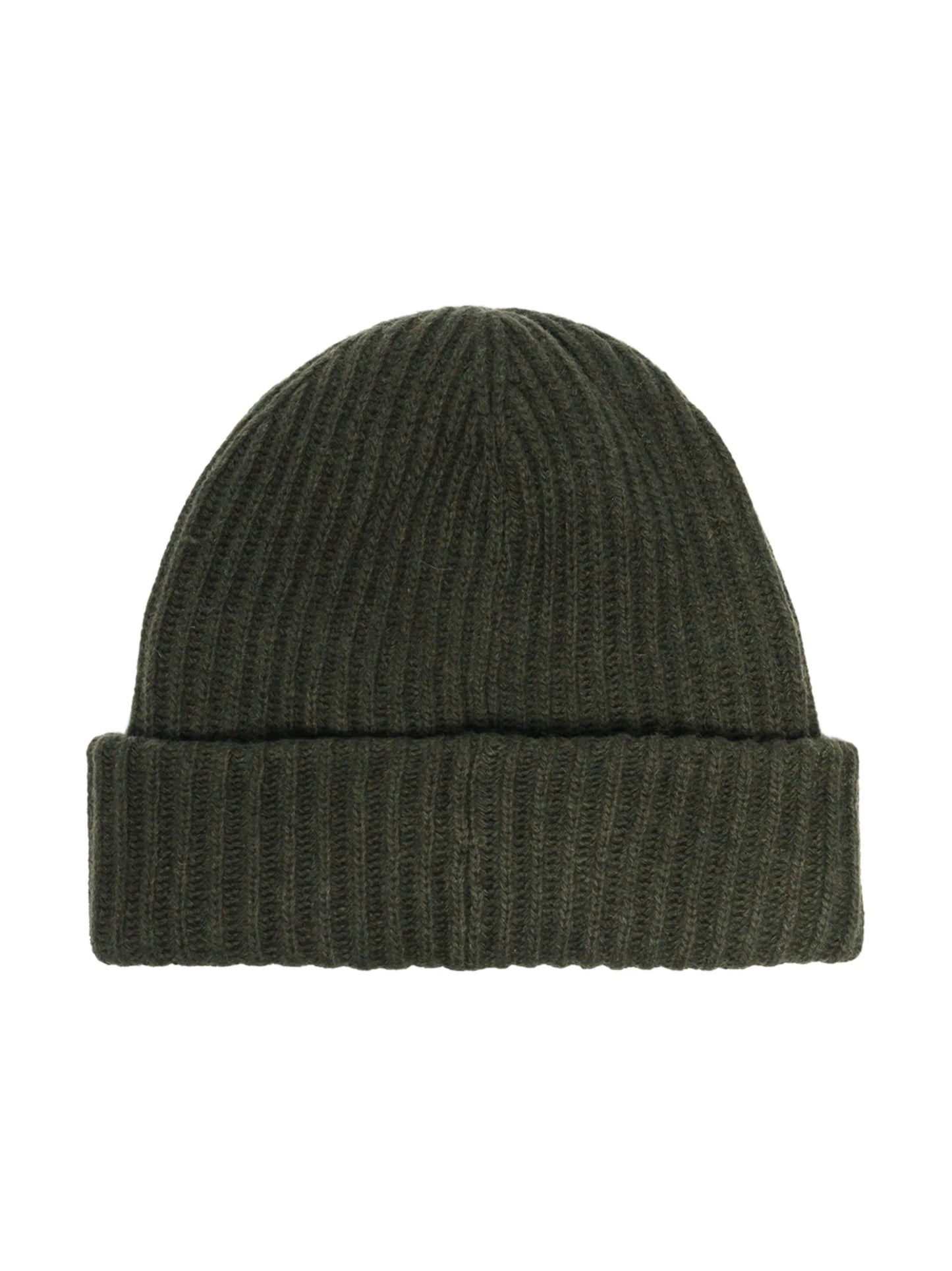 logo-patch ribbed-knit beanie