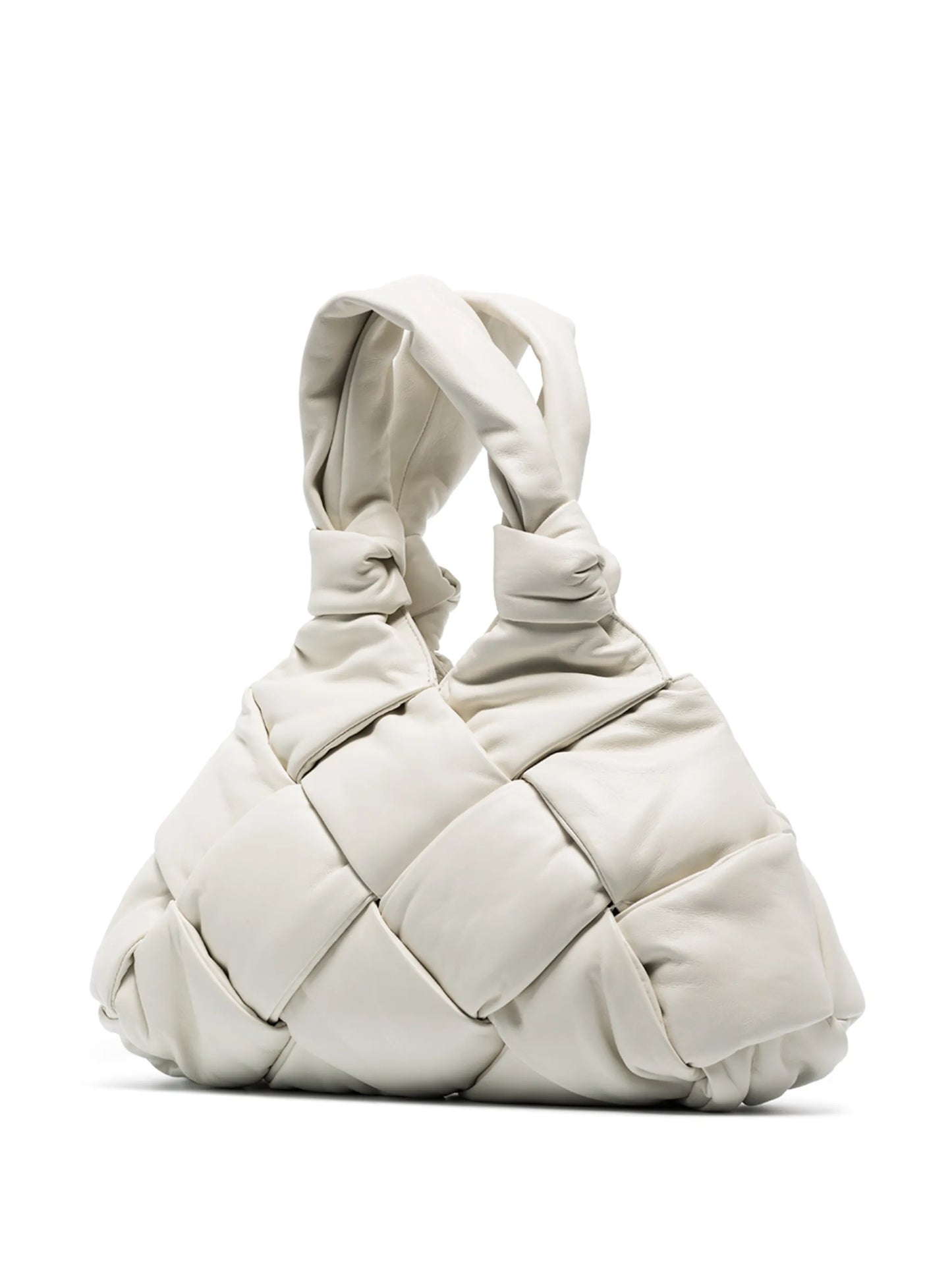 Padded Lock intrecciato tote bag